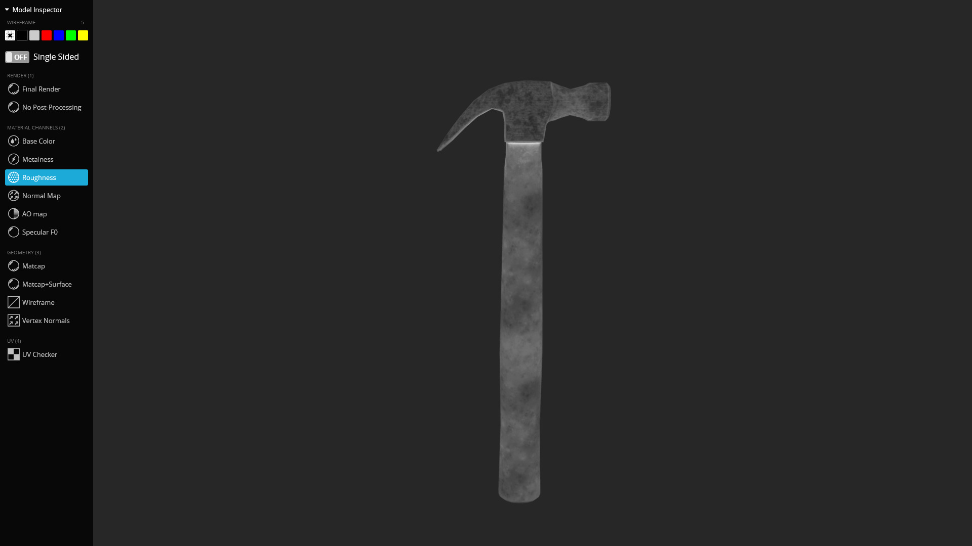 Hammer 3D Model Low-poly 3D model_11