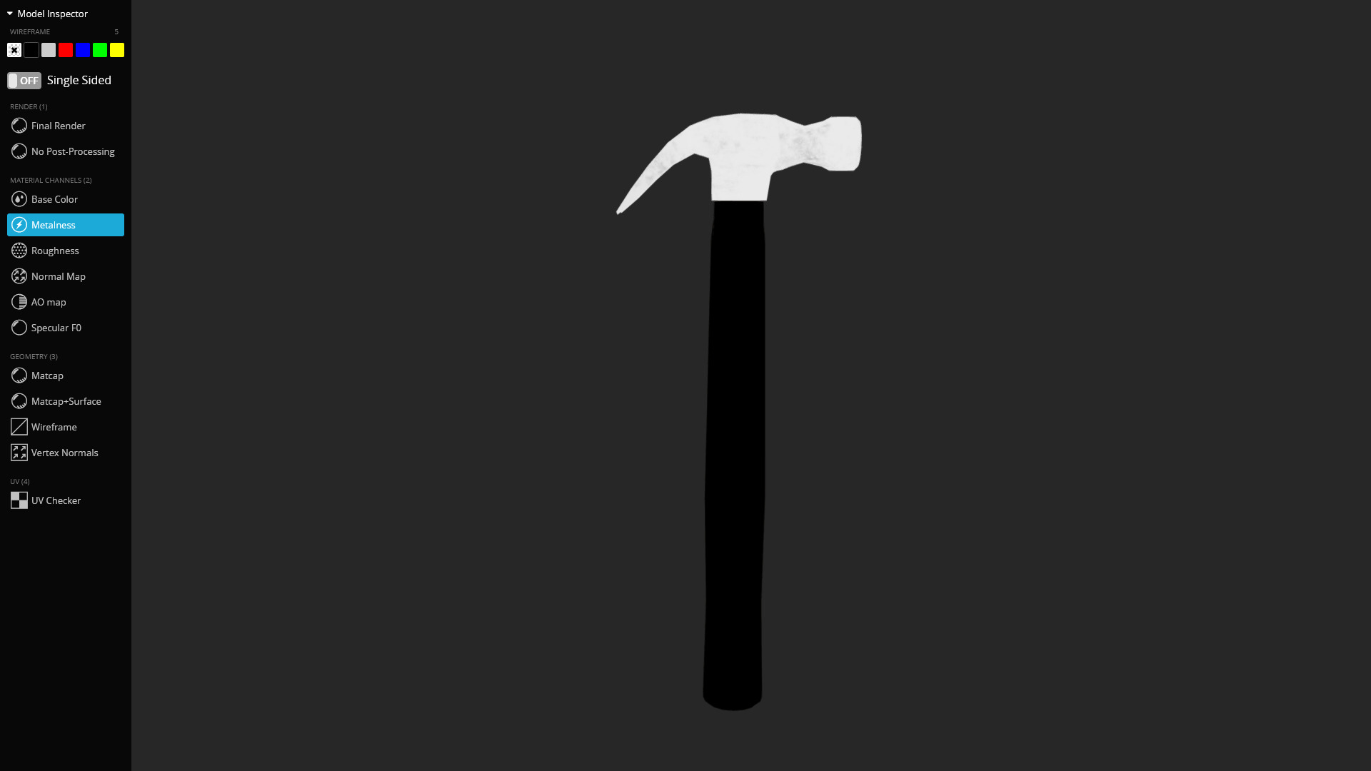 Hammer 3D Model Low-poly 3D model_8