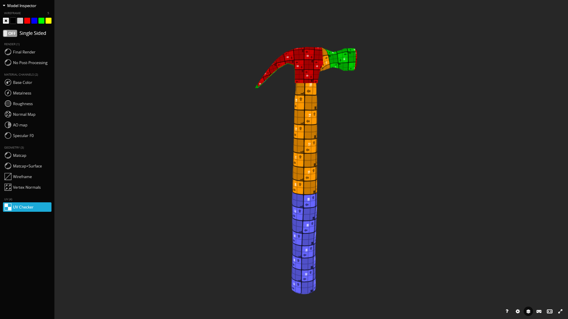 Hammer 3D Model Low-poly 3D model_16