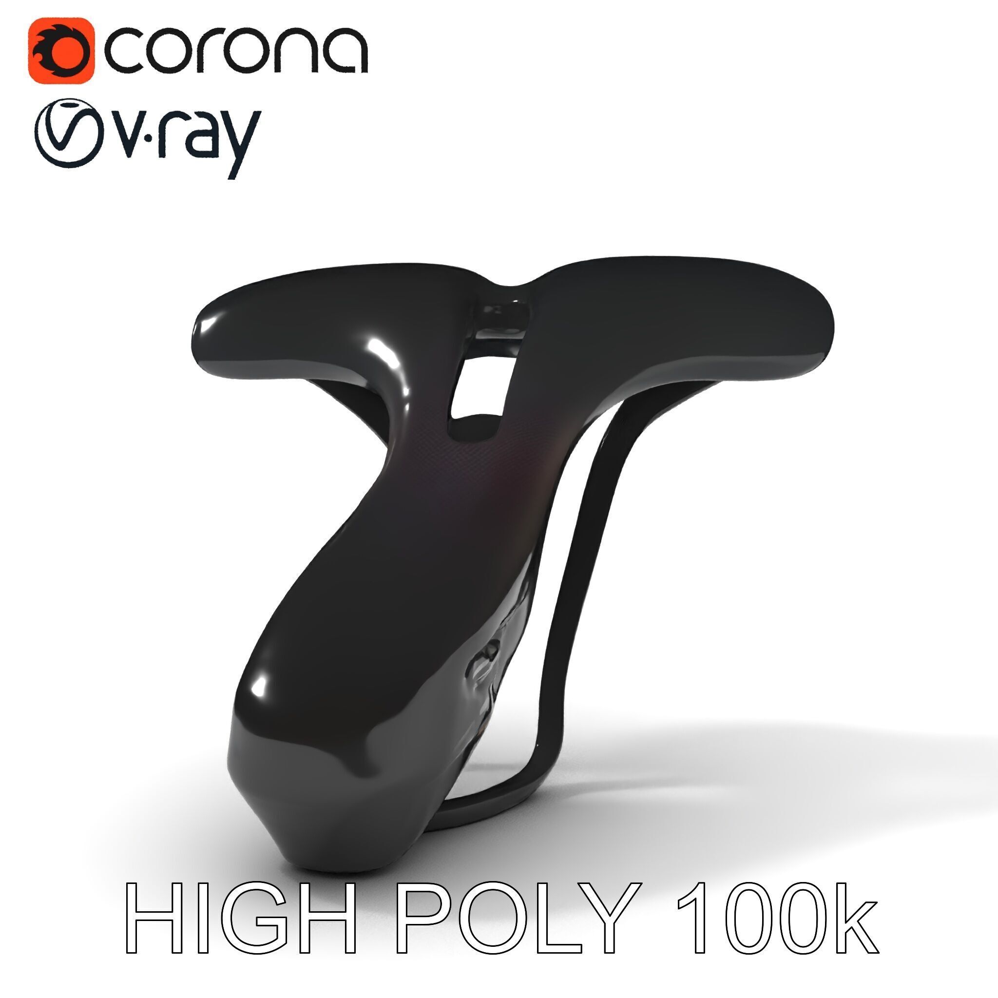 Ergonomic Bicycle Saddle Model Pack Low-poly 3D model_21