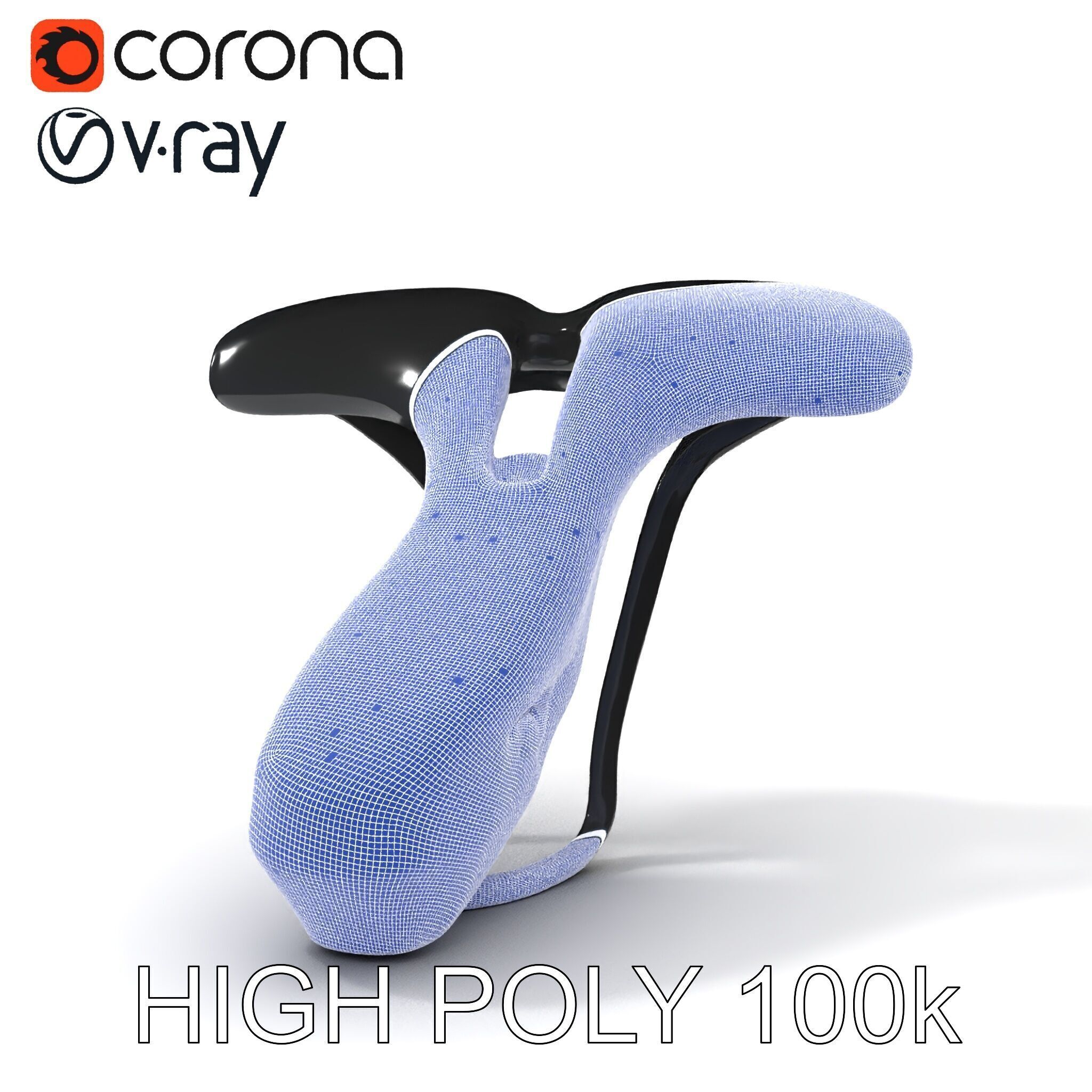 Ergonomic Bicycle Saddle Model Pack Low-poly 3D model_24