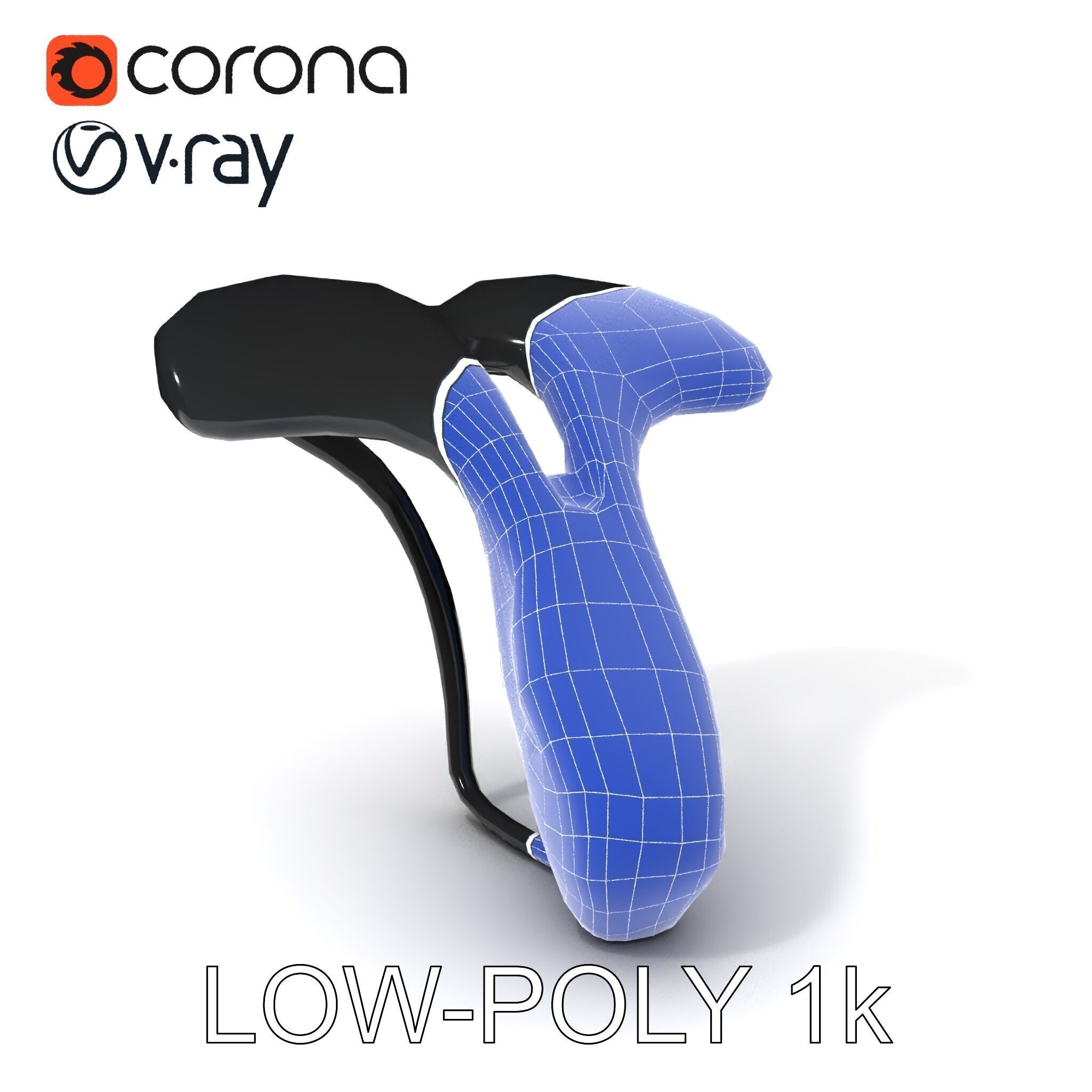 Ergonomic Bicycle Saddle Model Pack Low-poly 3D model_12