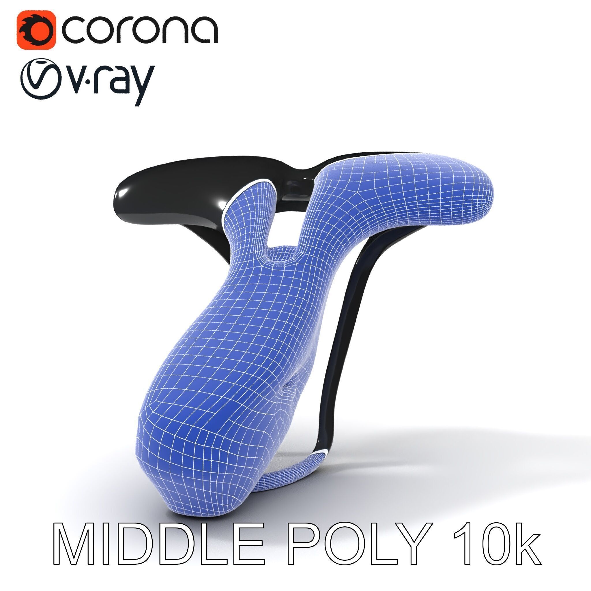 Ergonomic Bicycle Saddle Model Pack Low-poly 3D model_31