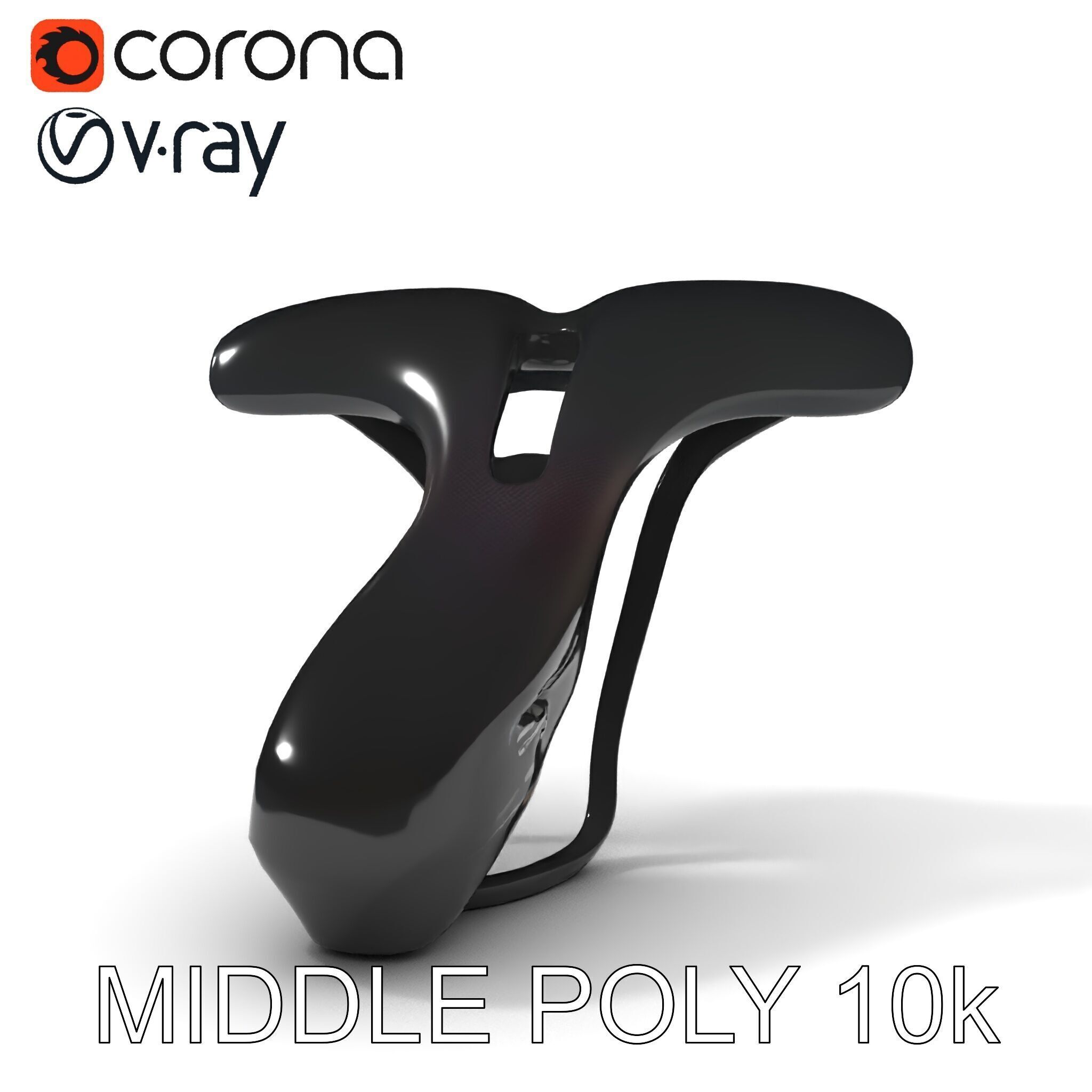 Ergonomic Bicycle Saddle Model Pack Low-poly 3D model_22