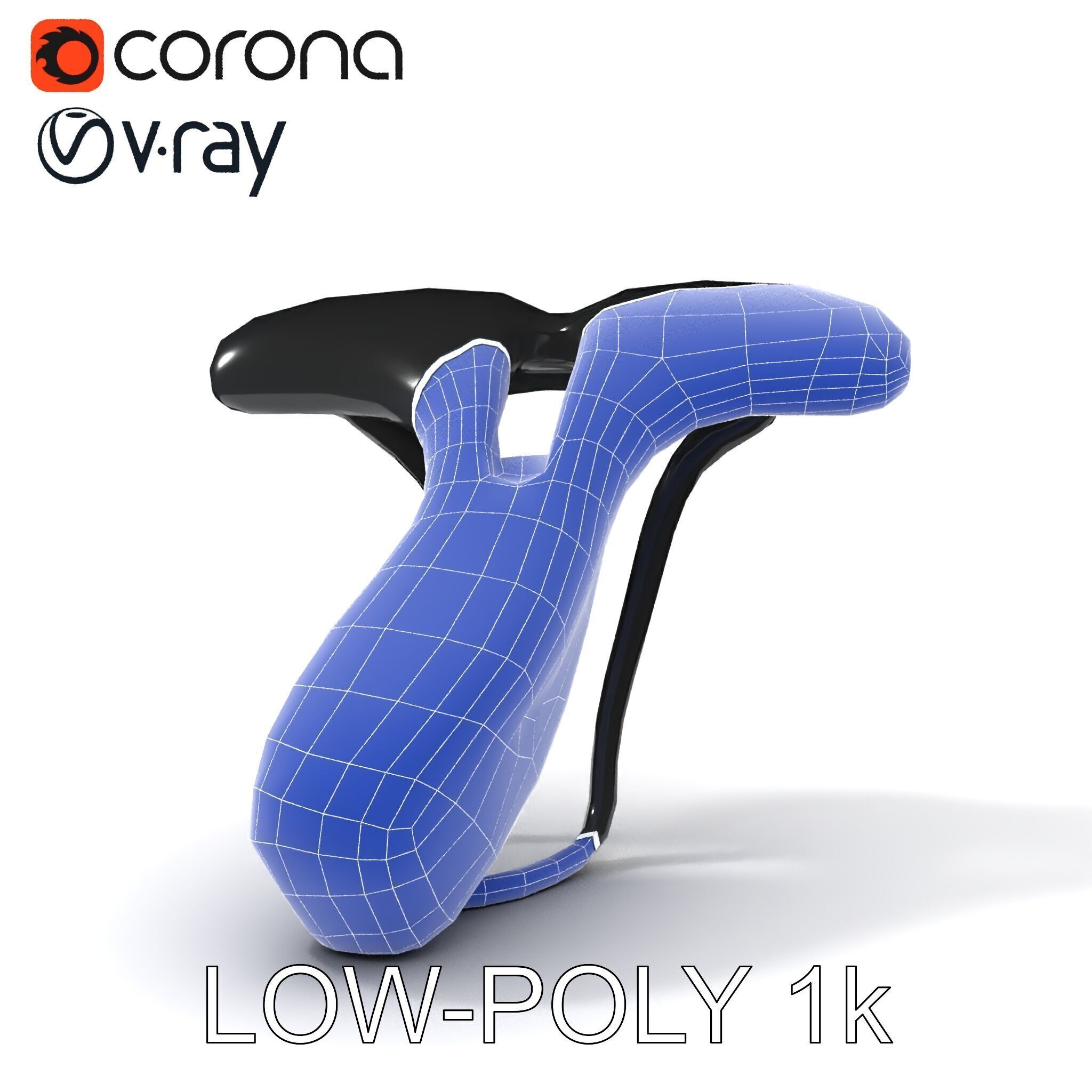 Ergonomic Bicycle Saddle Model Pack Low-poly 3D model_32