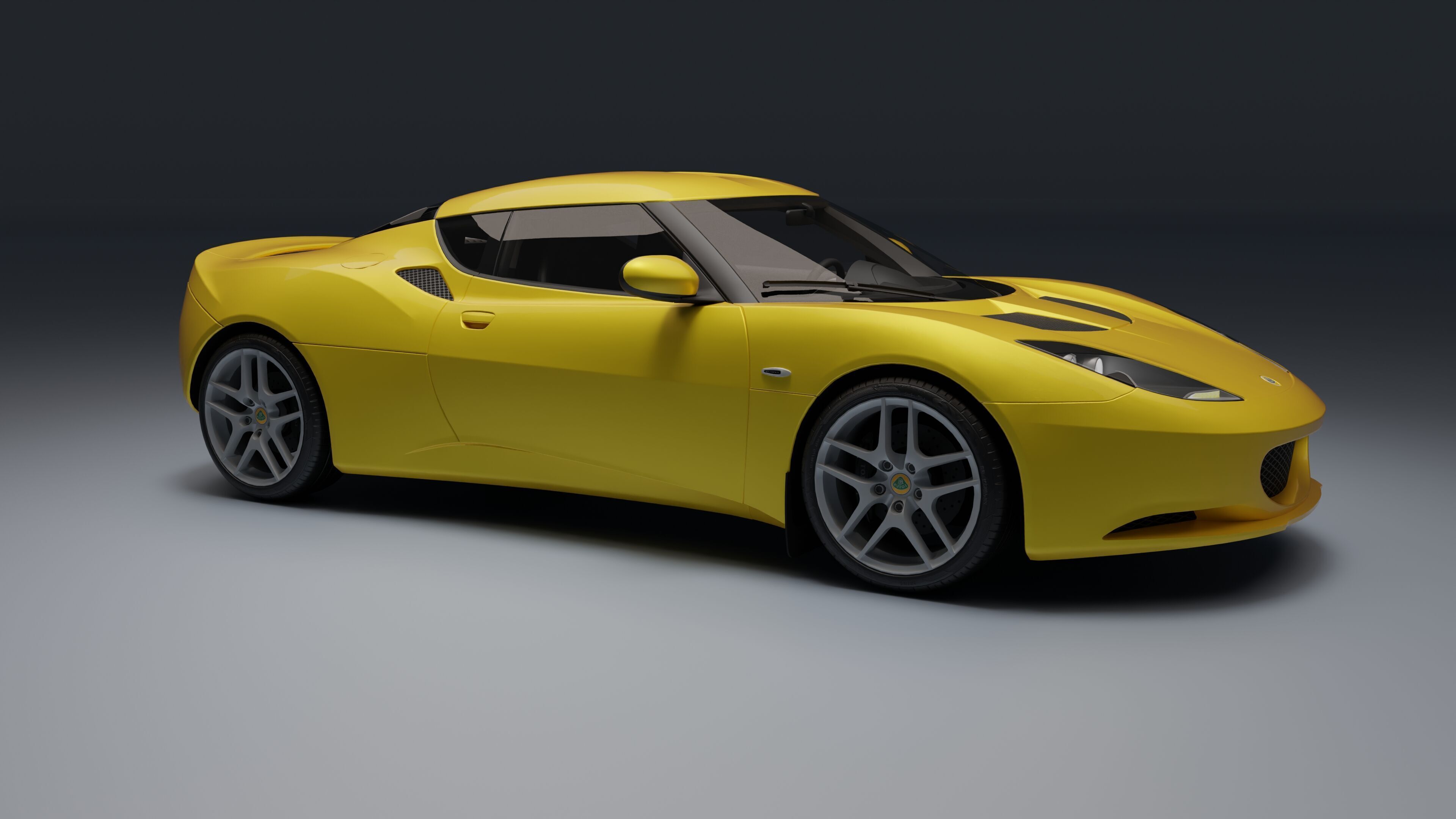 Lotus Evora Low-poly 3D model_2