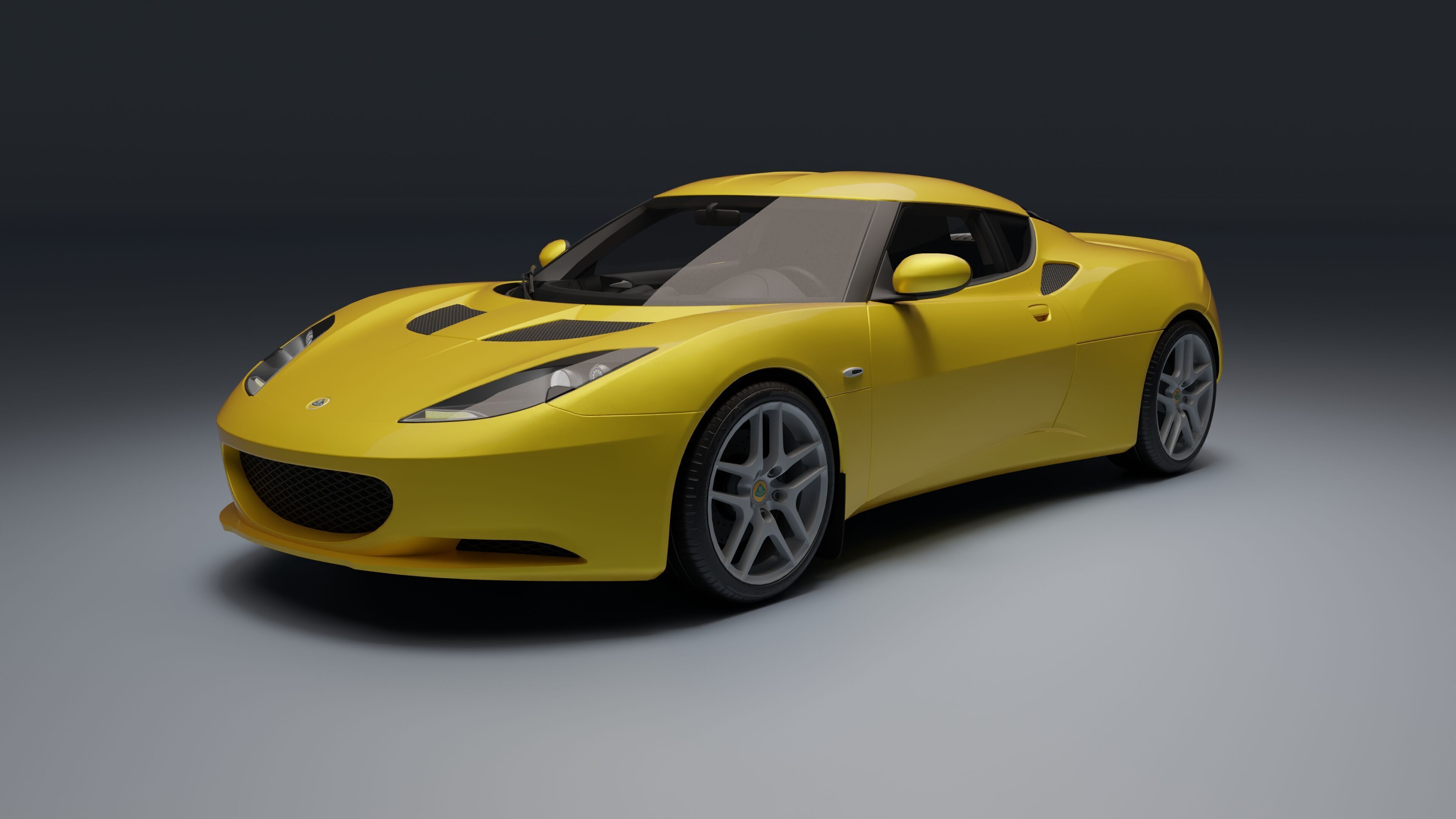 Lotus Evora Low-poly 3D model_4