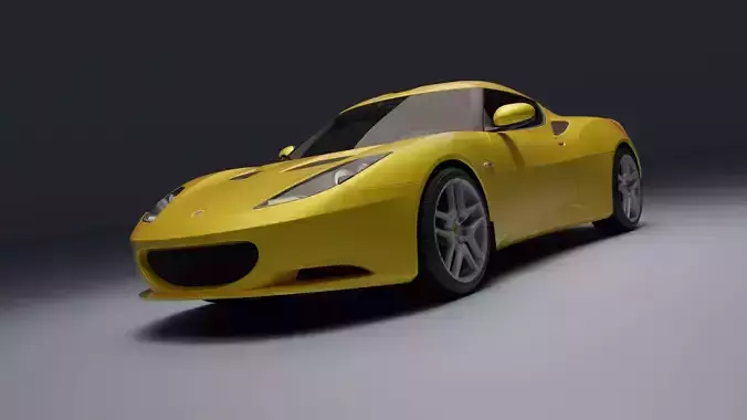 Lotus Evora Low-poly 3D model