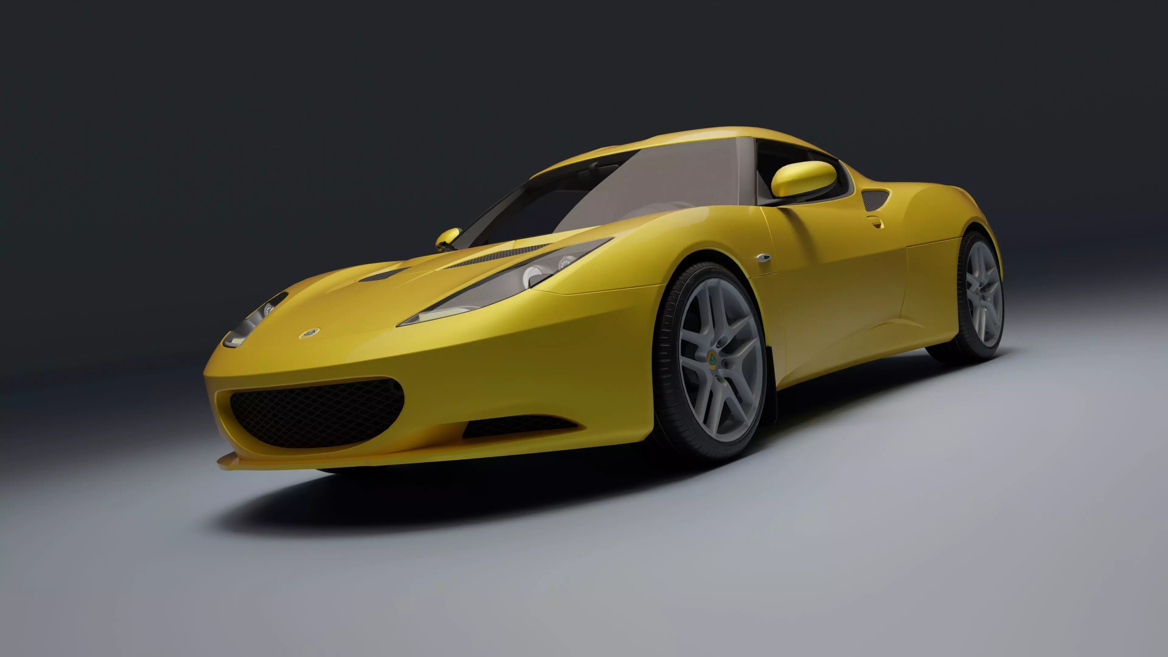 Lotus Evora Low-poly 3D model_0