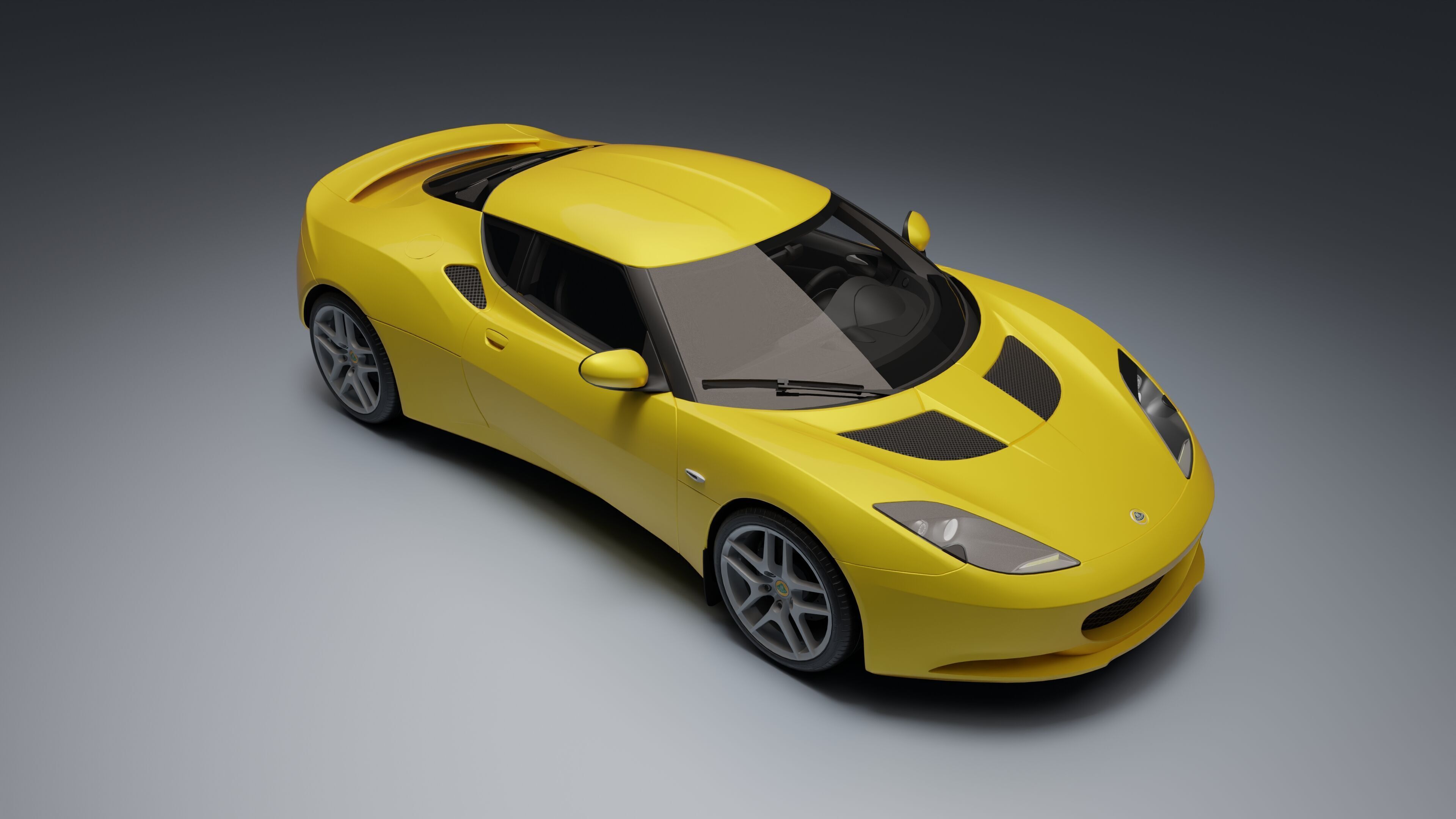 Lotus Evora Low-poly 3D model_17