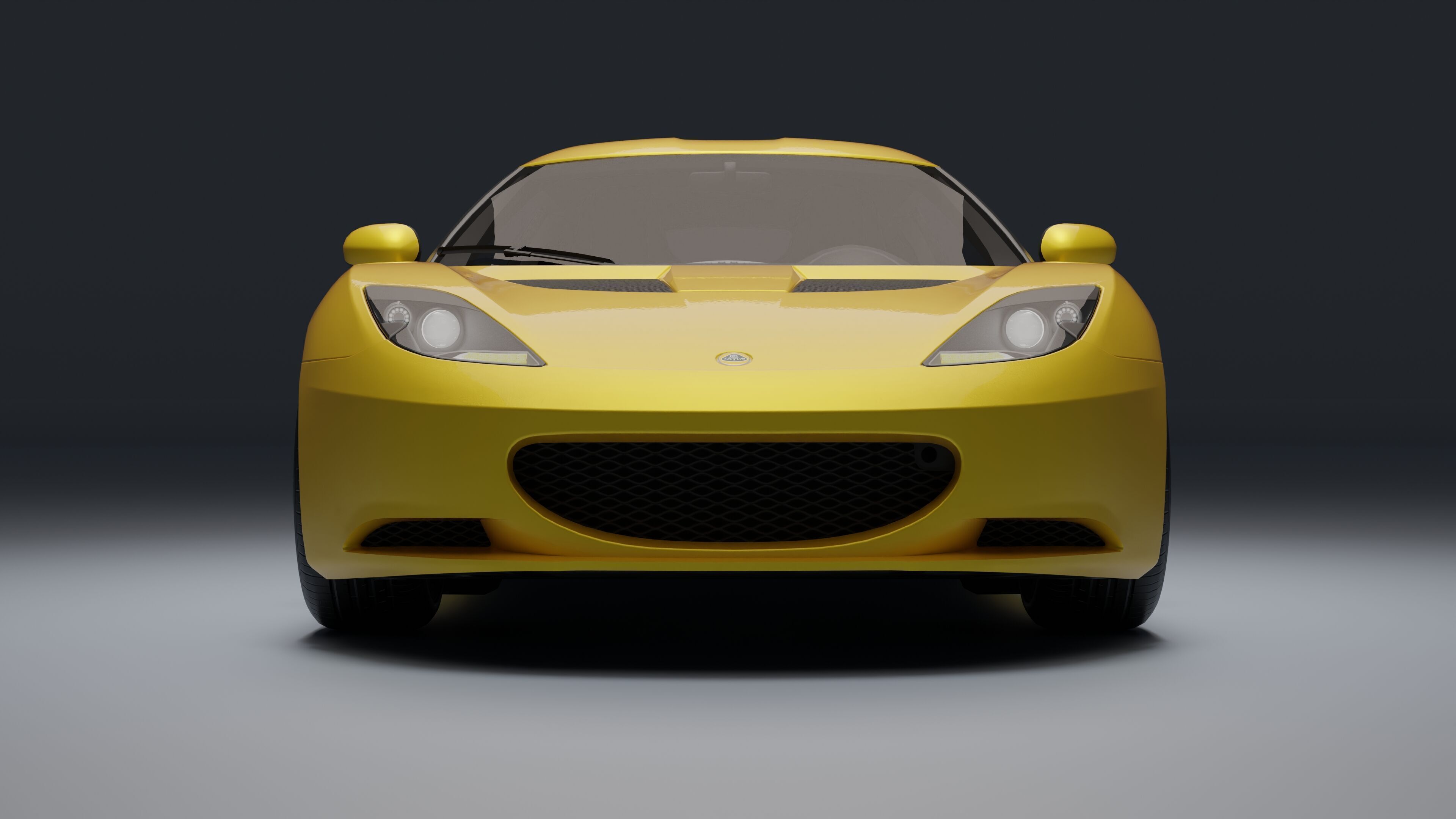 Lotus Evora Low-poly 3D model_23