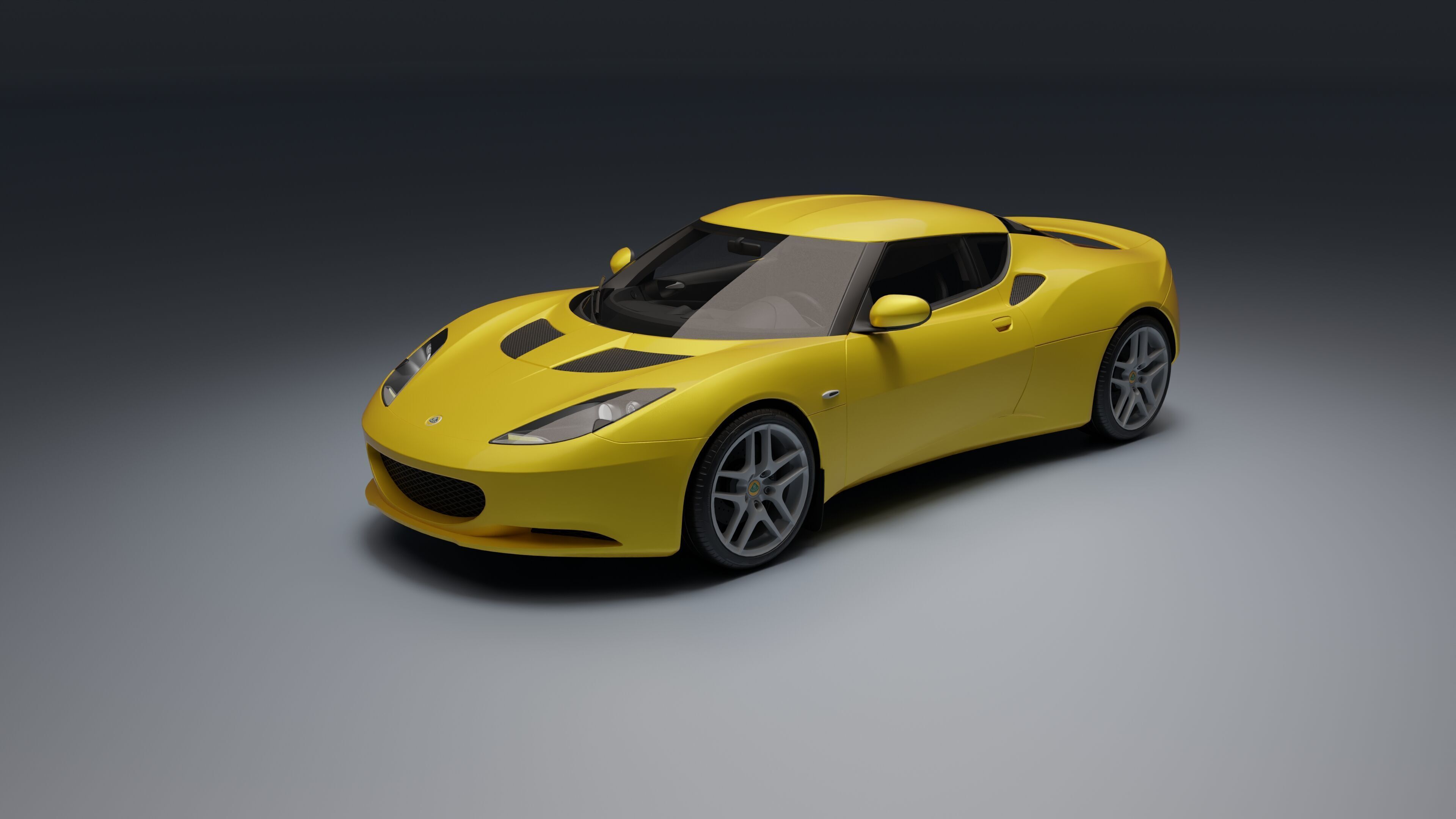 Lotus Evora Low-poly 3D model_12