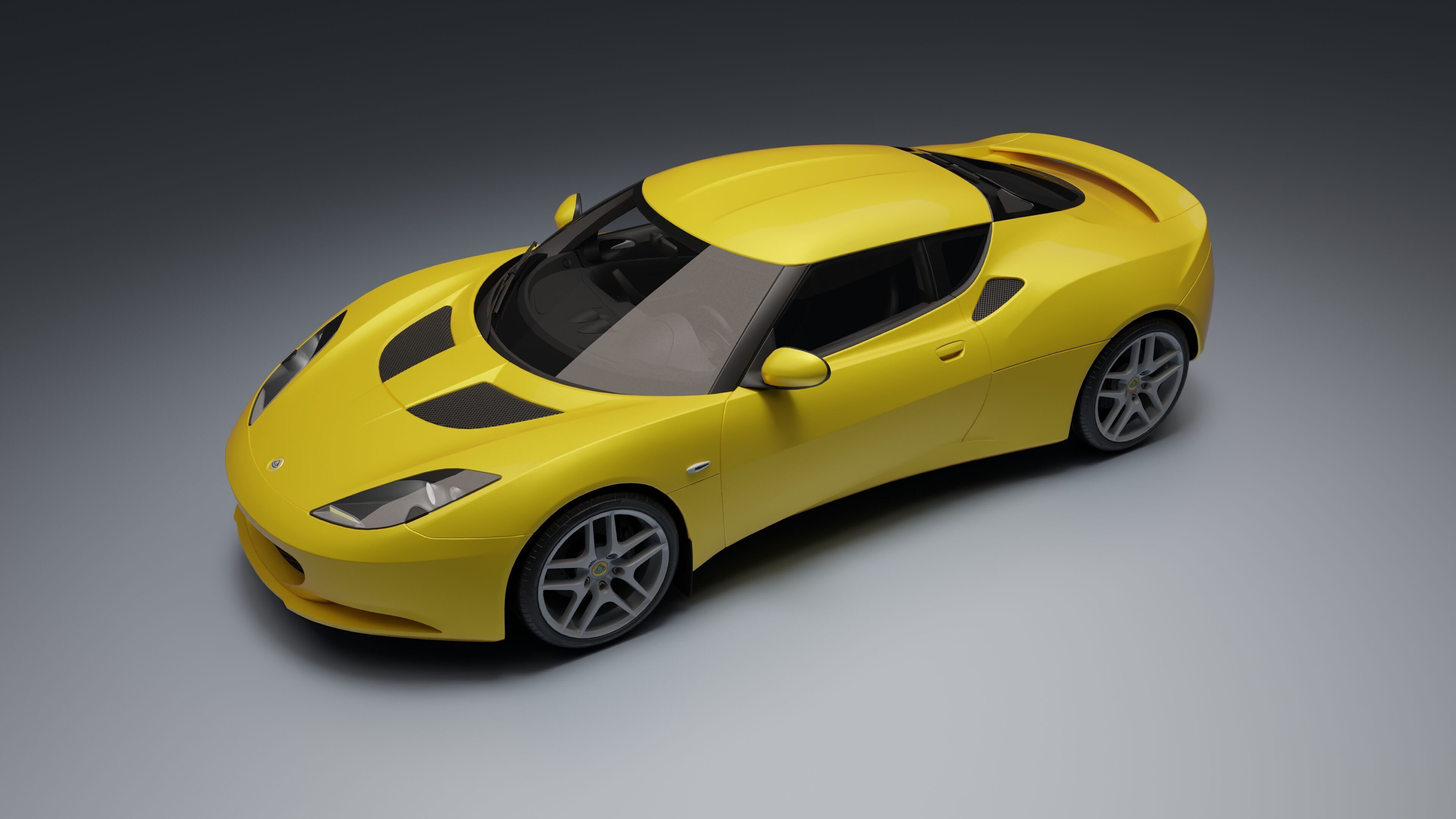 Lotus Evora Low-poly 3D model_16