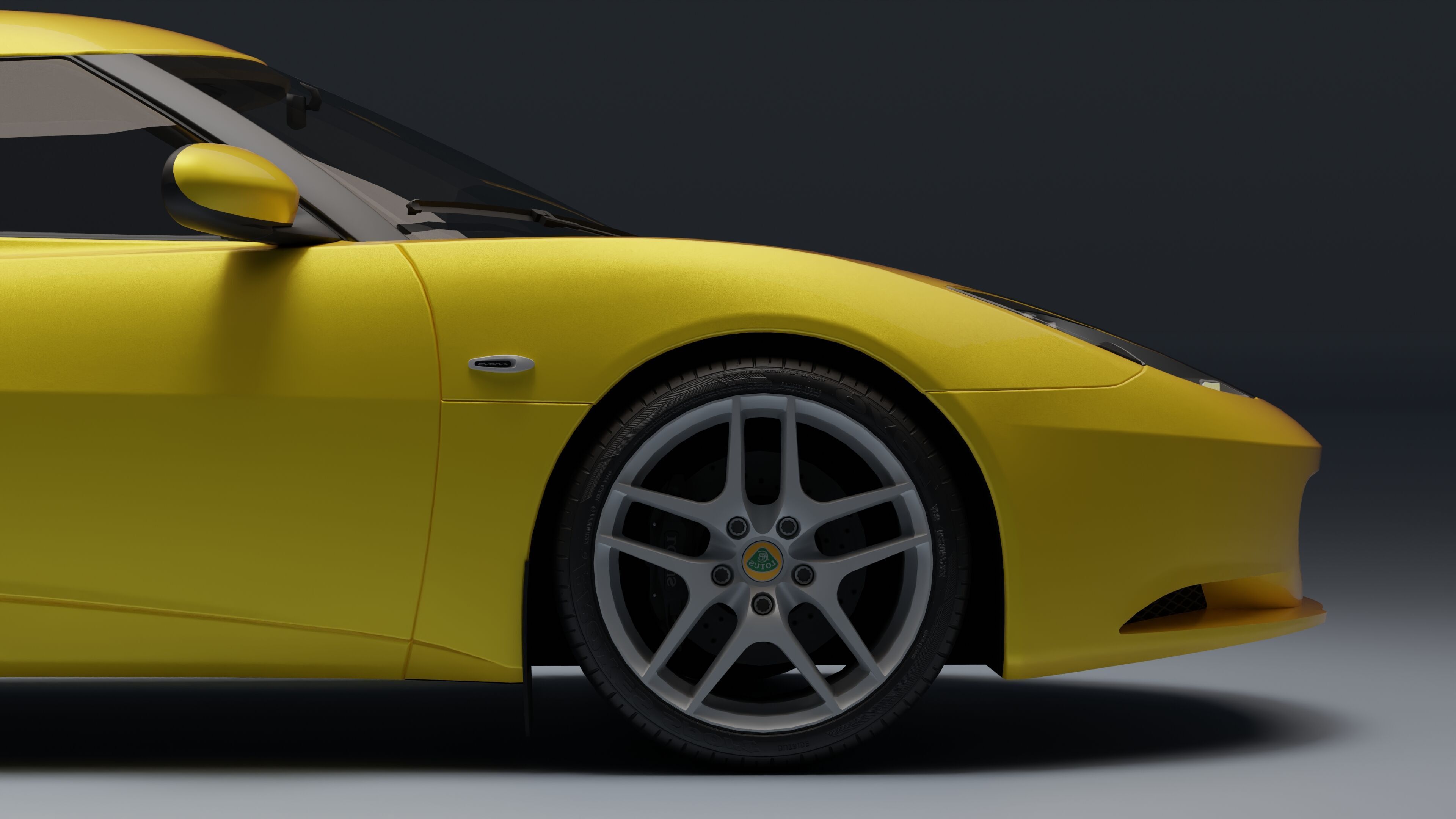 Lotus Evora Low-poly 3D model_26