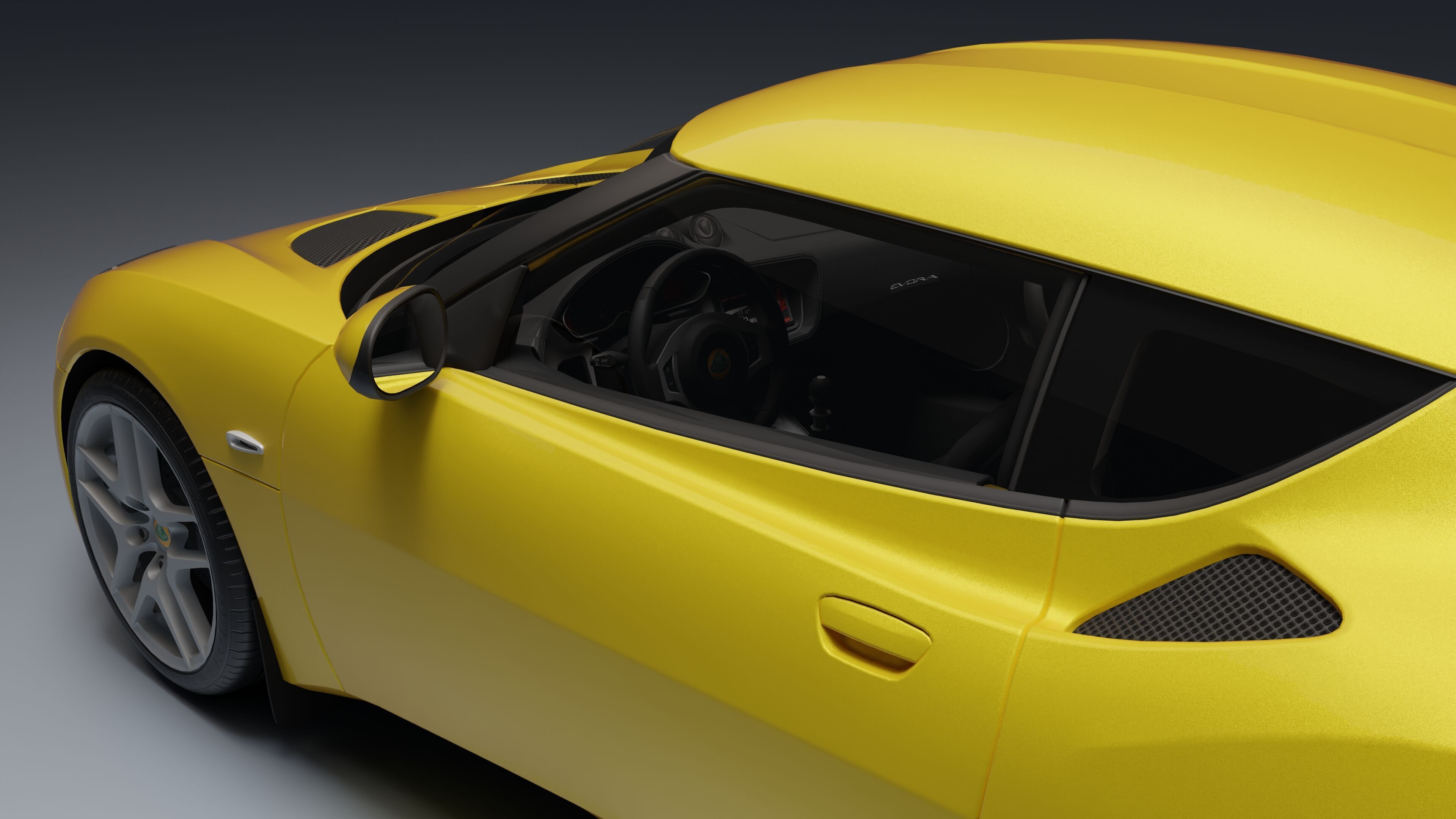 Lotus Evora Low-poly 3D model_7