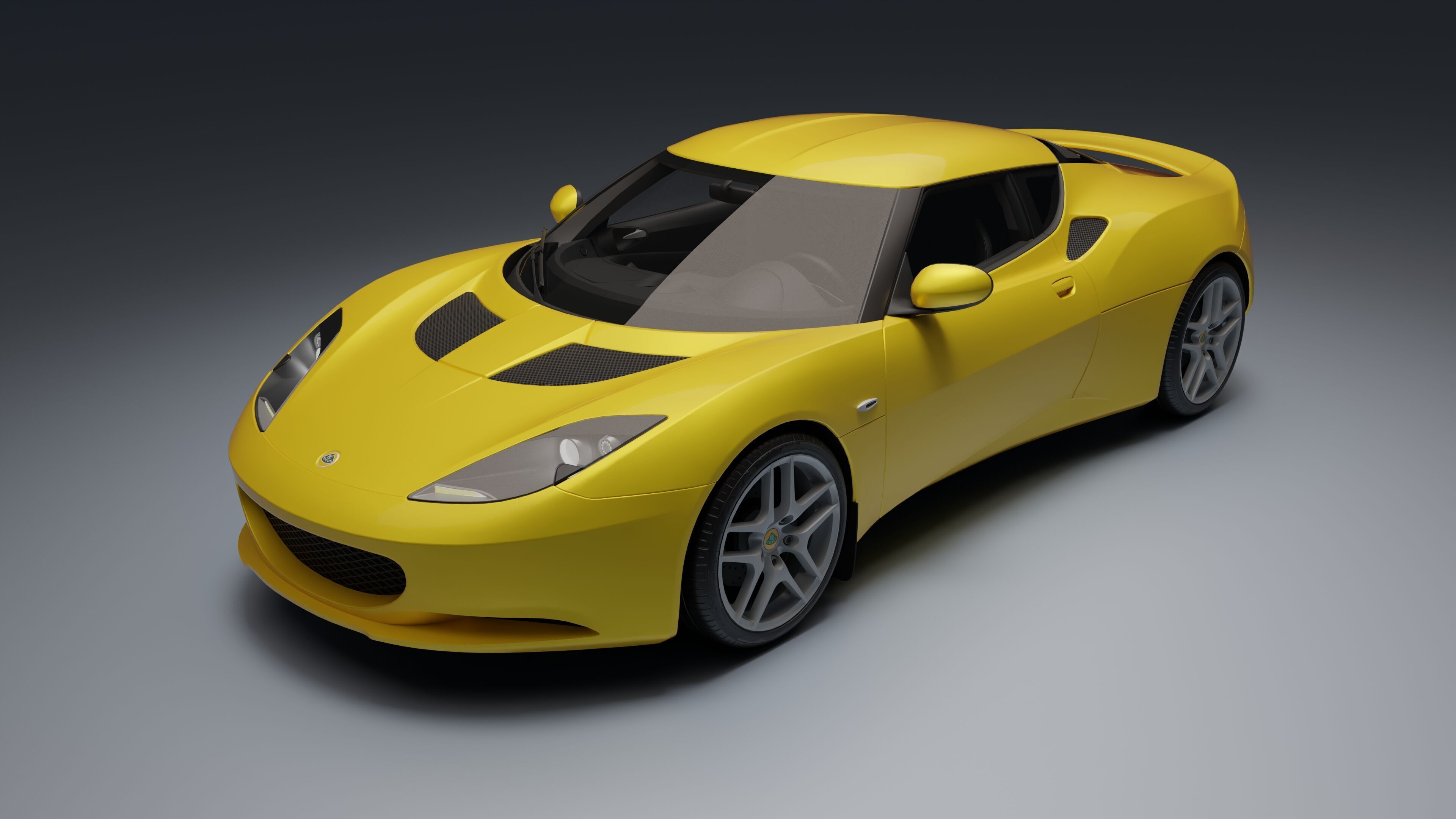 Lotus Evora Low-poly 3D model_5