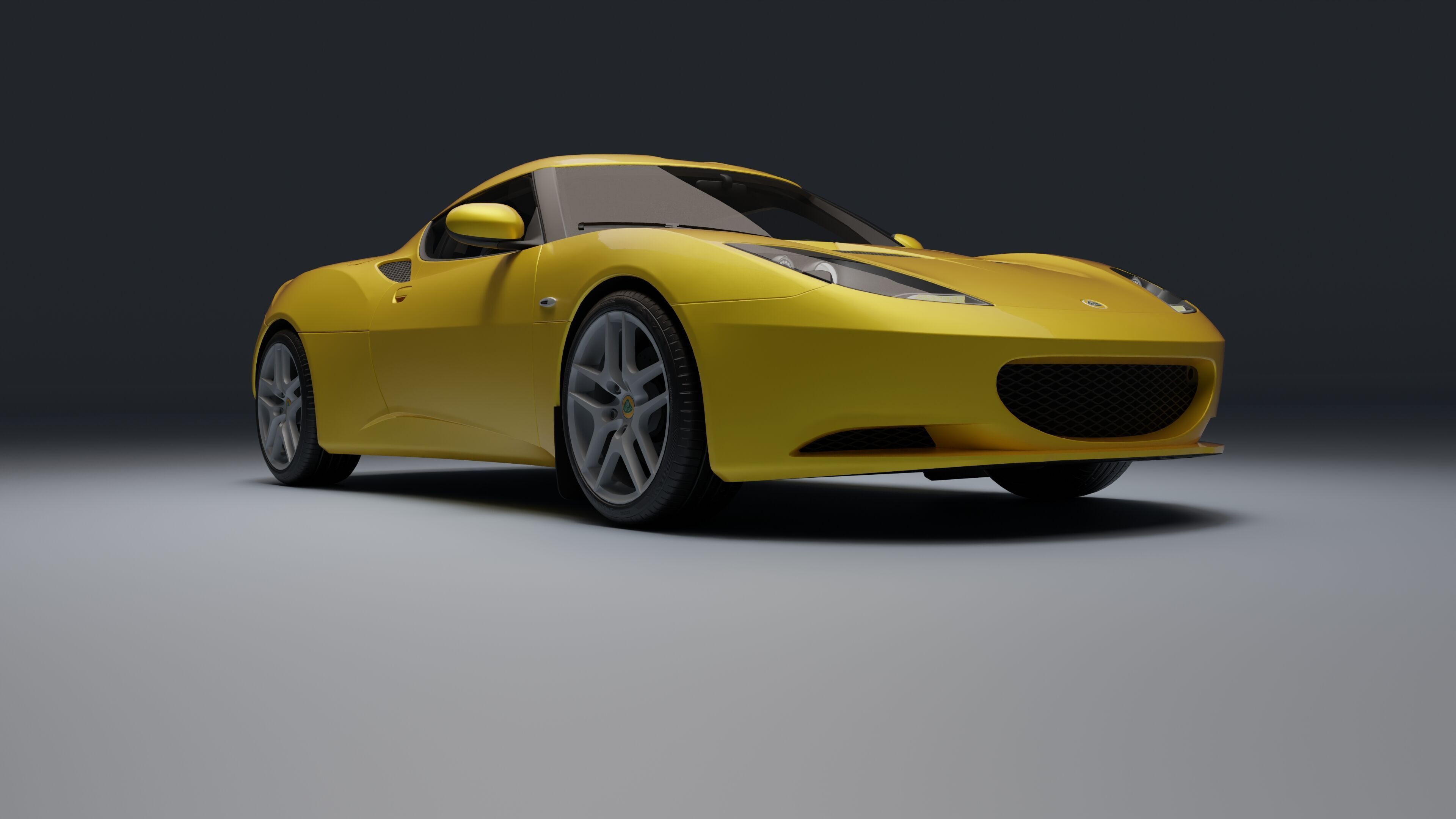 Lotus Evora Low-poly 3D model_9