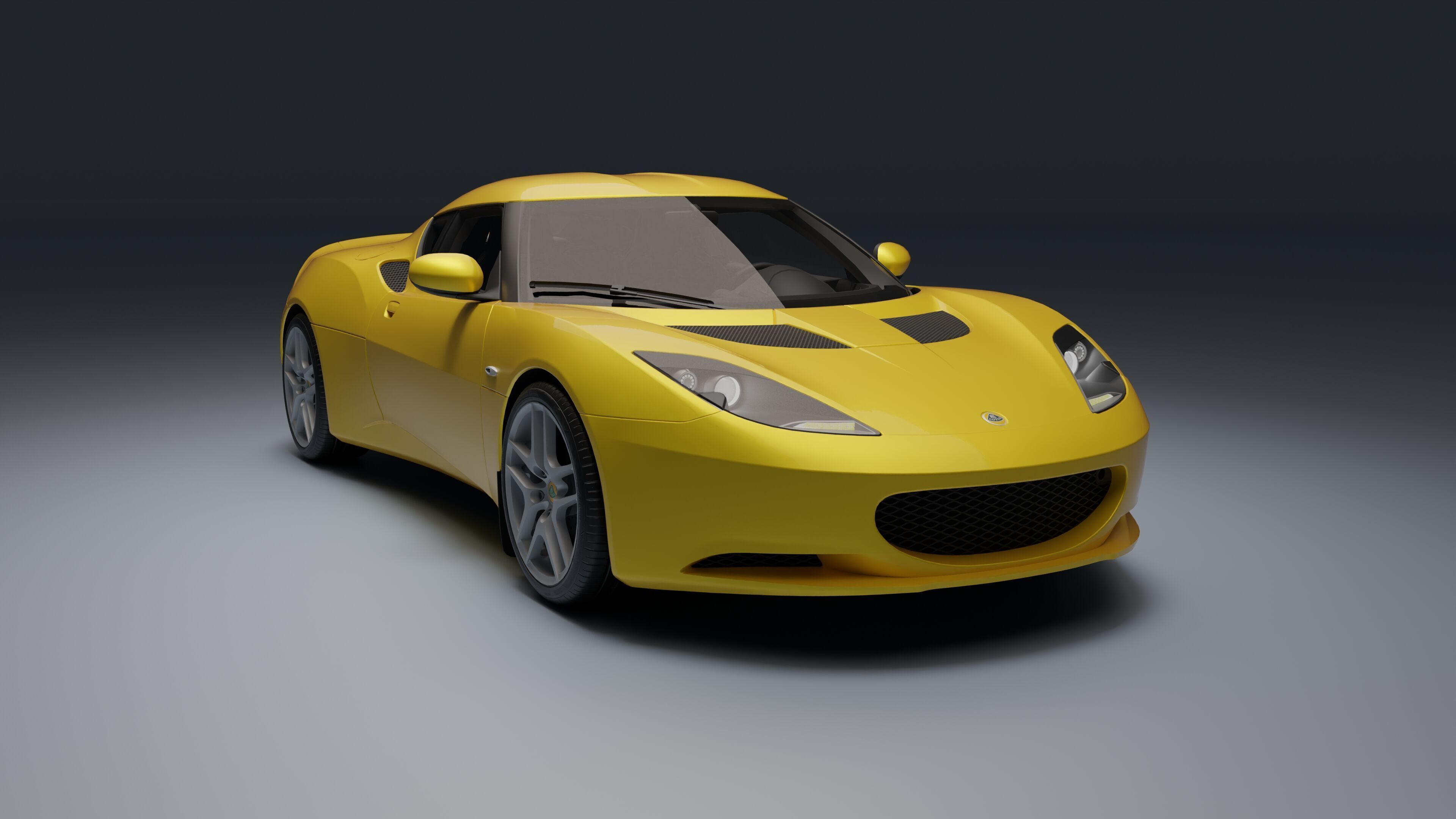 Lotus Evora Low-poly 3D model_1