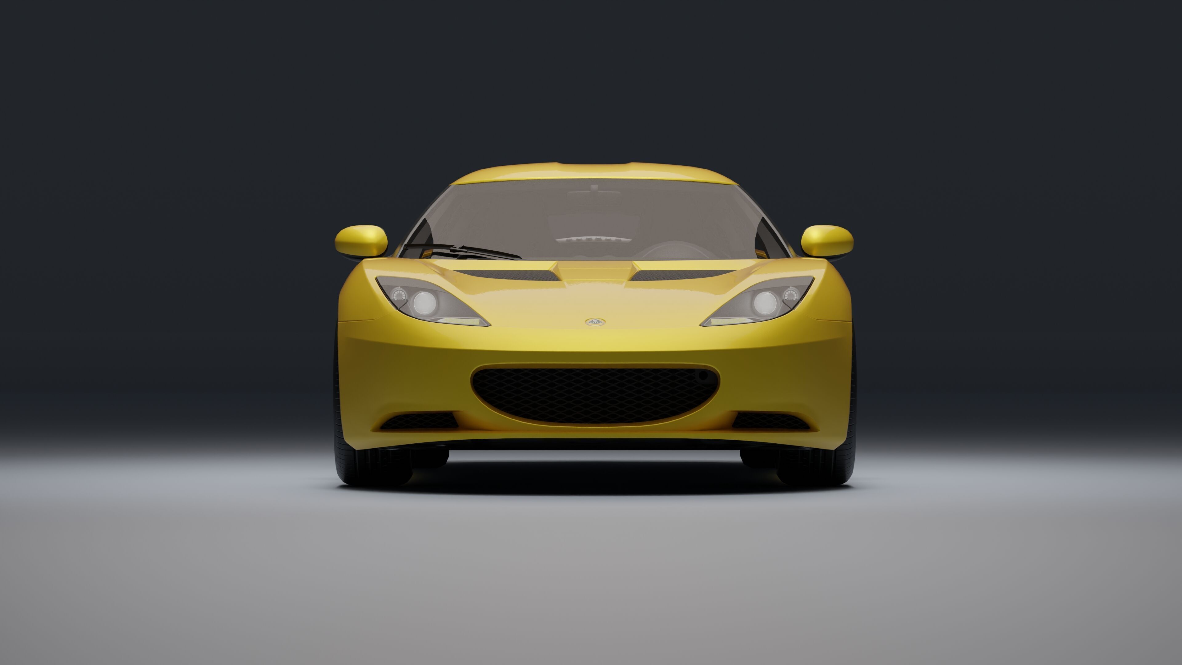 Lotus Evora Low-poly 3D model_25