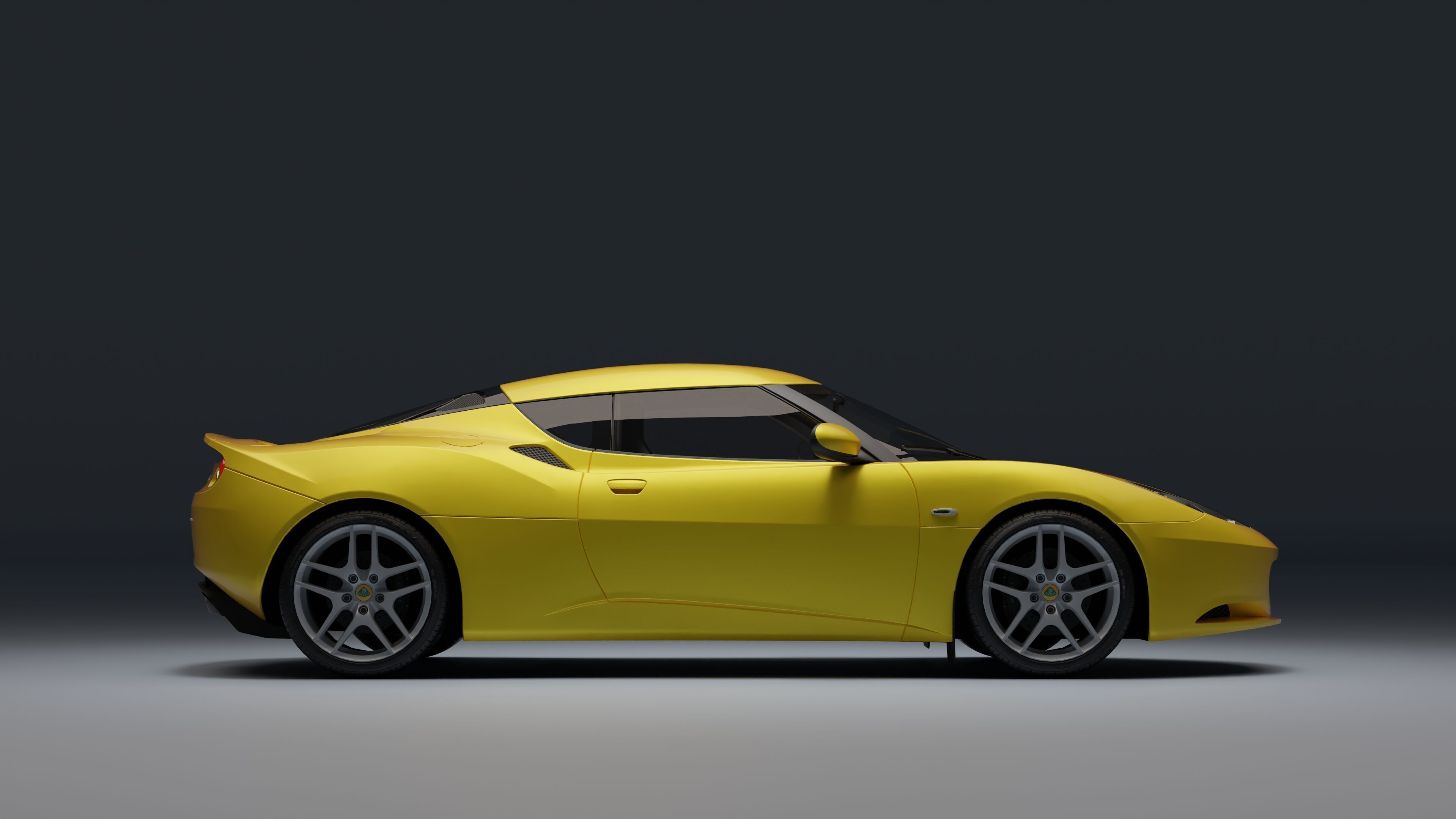 Lotus Evora Low-poly 3D model_27