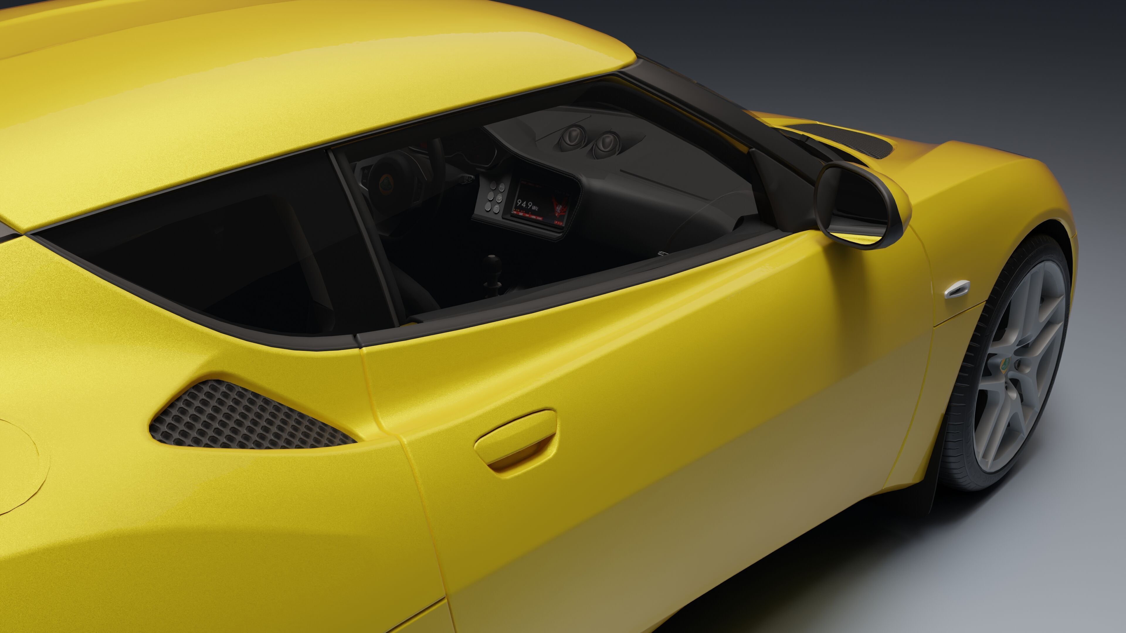 Lotus Evora Low-poly 3D model_14