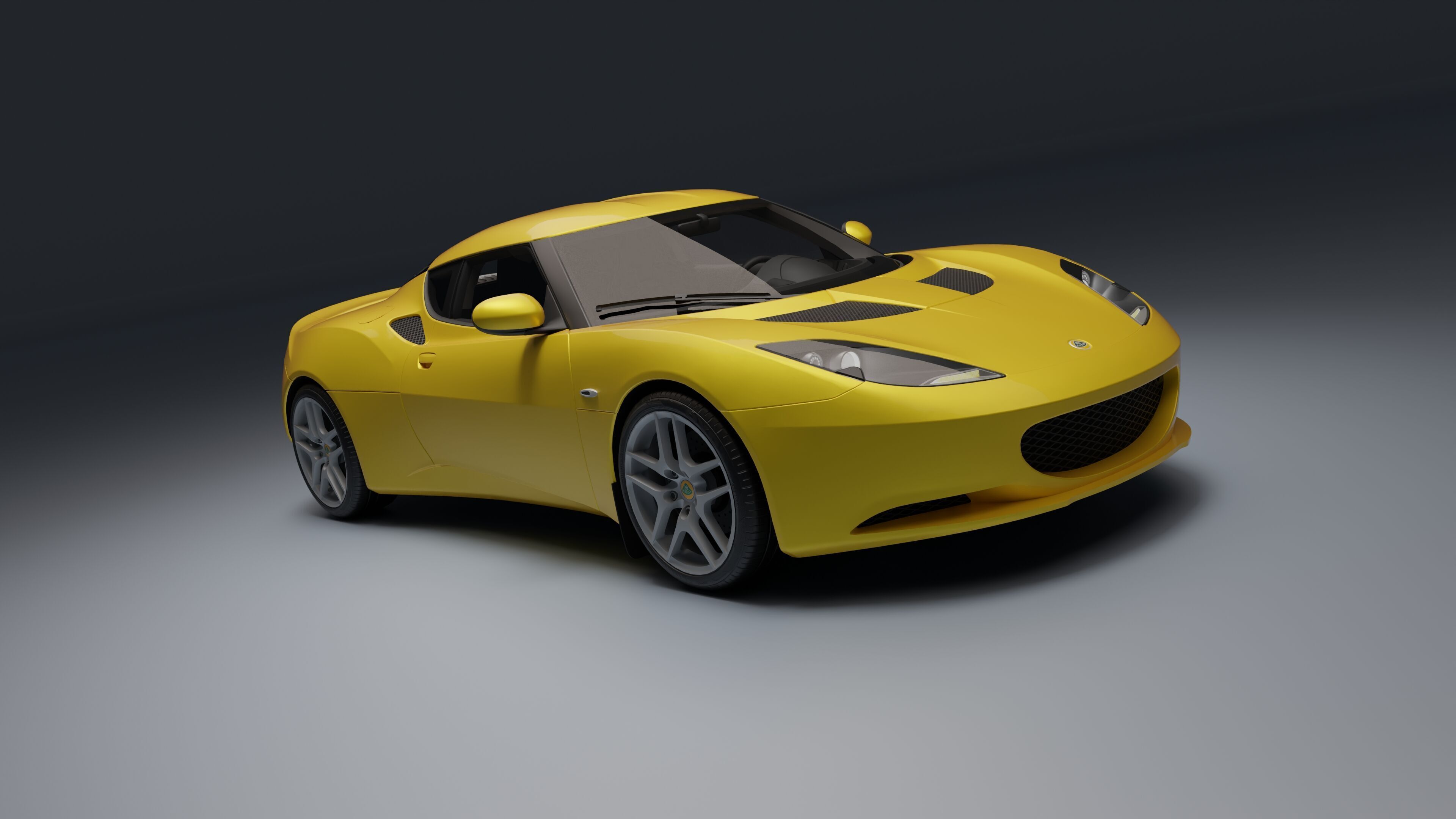 Lotus Evora Low-poly 3D model_30