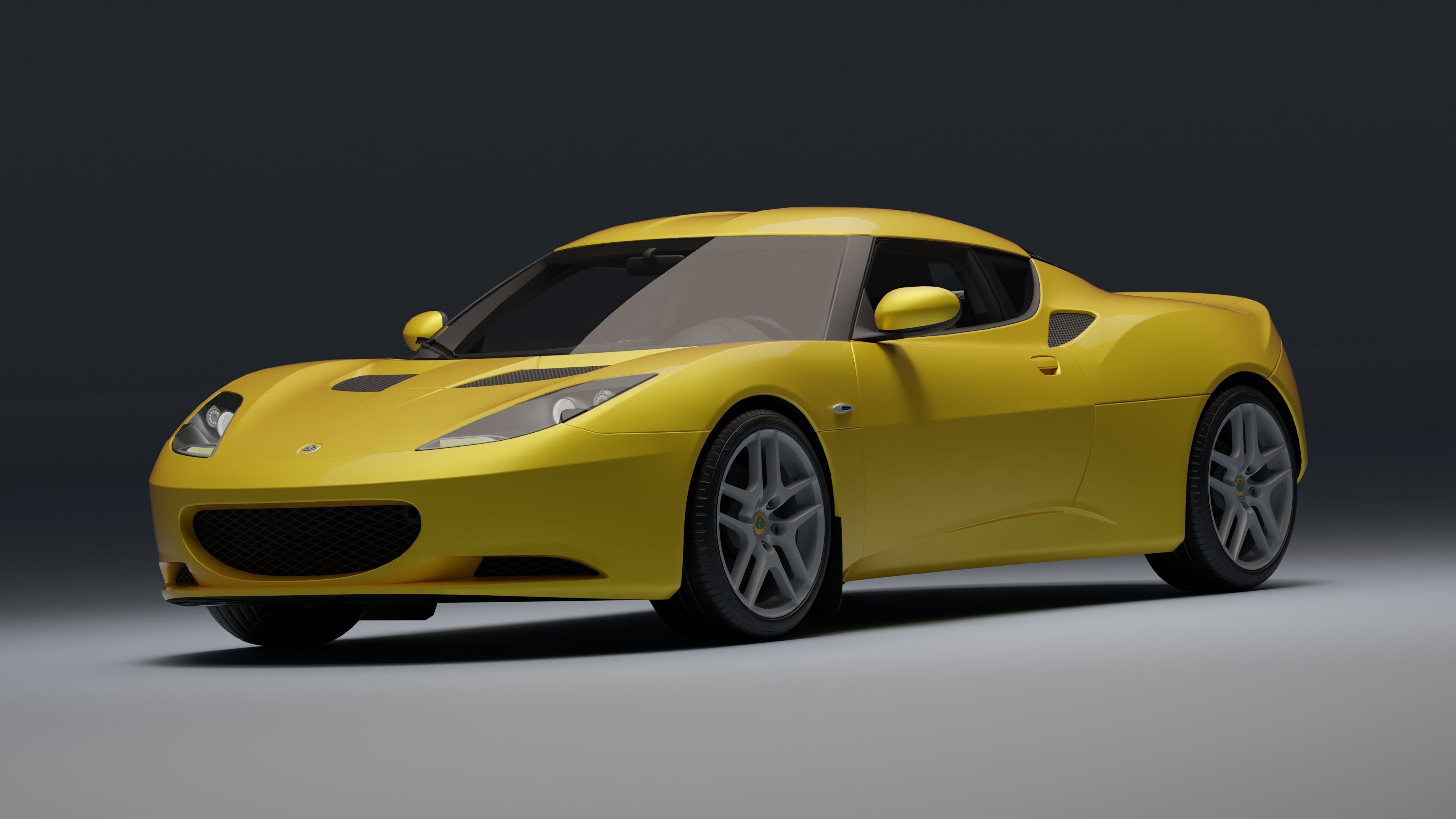 Lotus Evora Low-poly 3D model_31