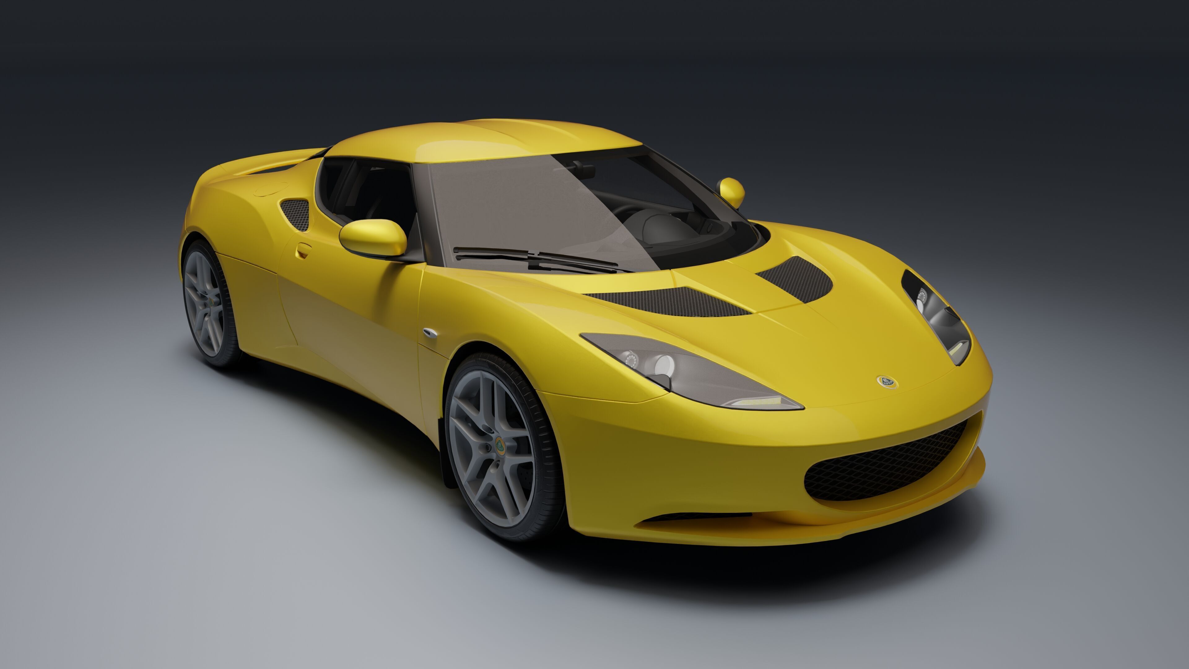 Lotus Evora Low-poly 3D model_10
