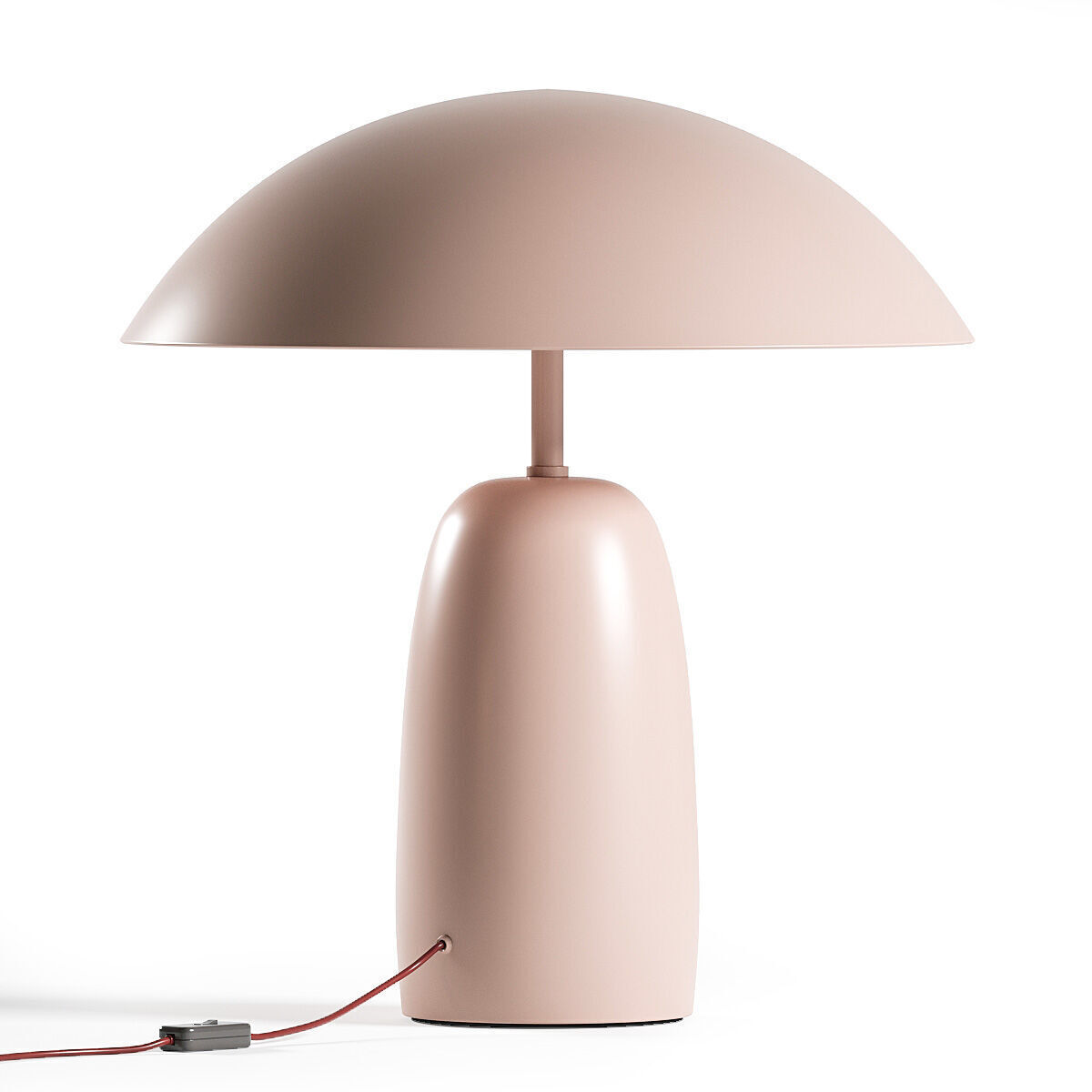 H M Metal Table Lamp 3D model_1