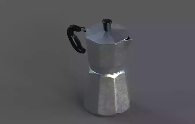 Coffee Maker Low-poly 3D model