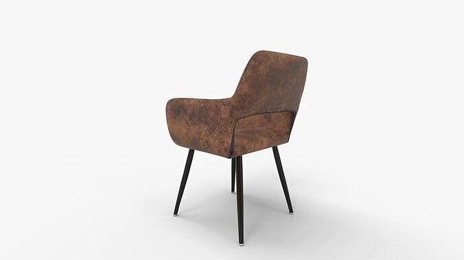 MEUBLE COSY Dining Chairs Set 3D model 5
