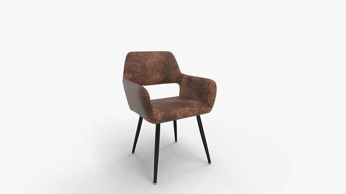 MEUBLE COSY Dining Chairs Set 3D model
