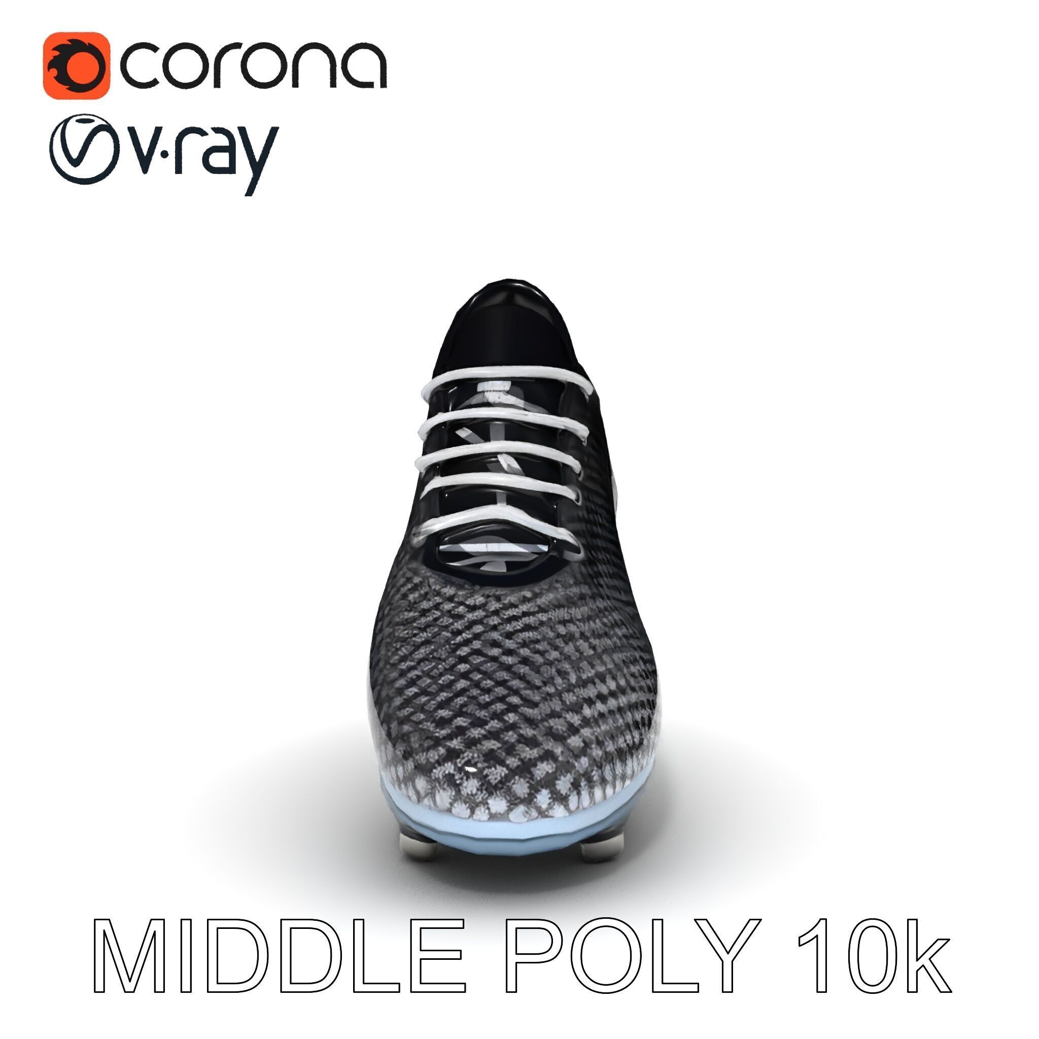 Soccer Cleat Model Pack with Detailed Textures Low-poly 3D model_29