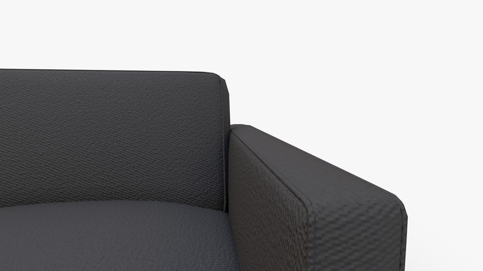 Harris Right Multi Seat Sleeper Sectional Storage Chaise Low-poly 3D model_8