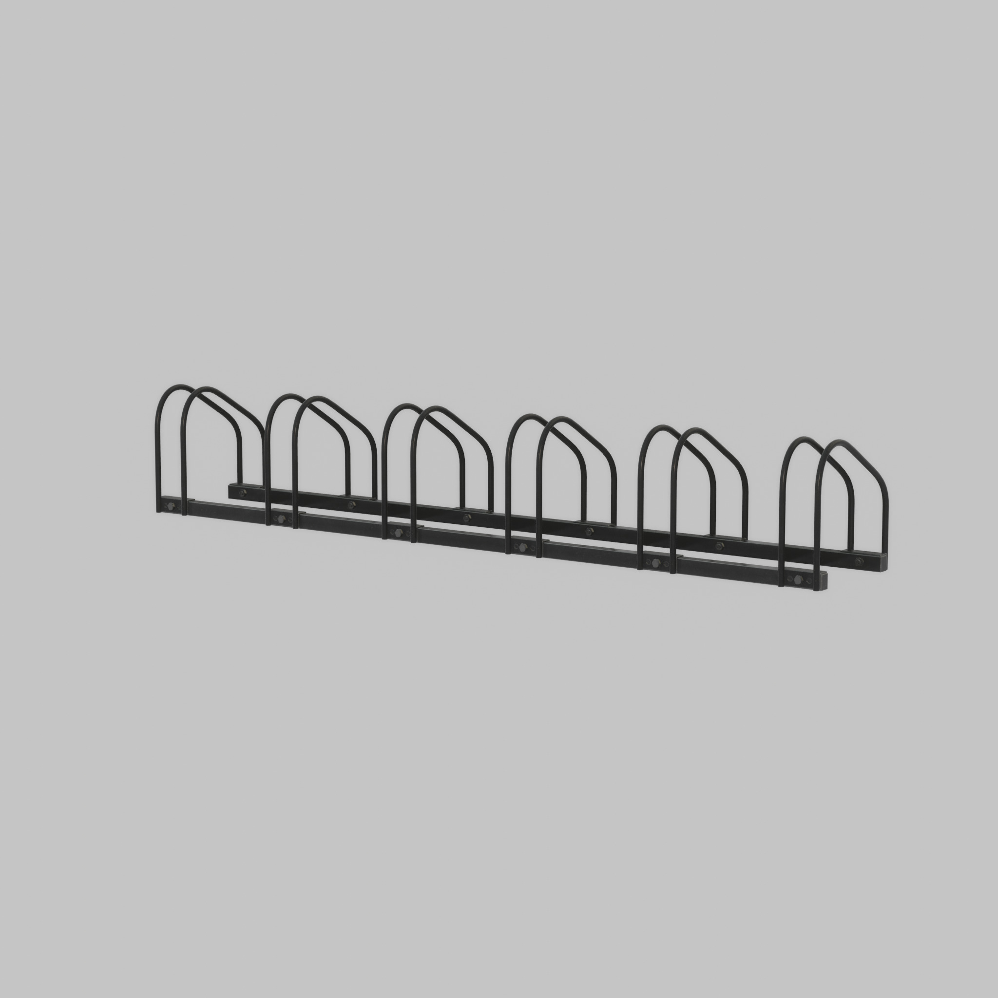 Bicycle stand for floor or wall mounting Low-poly 3D model_41