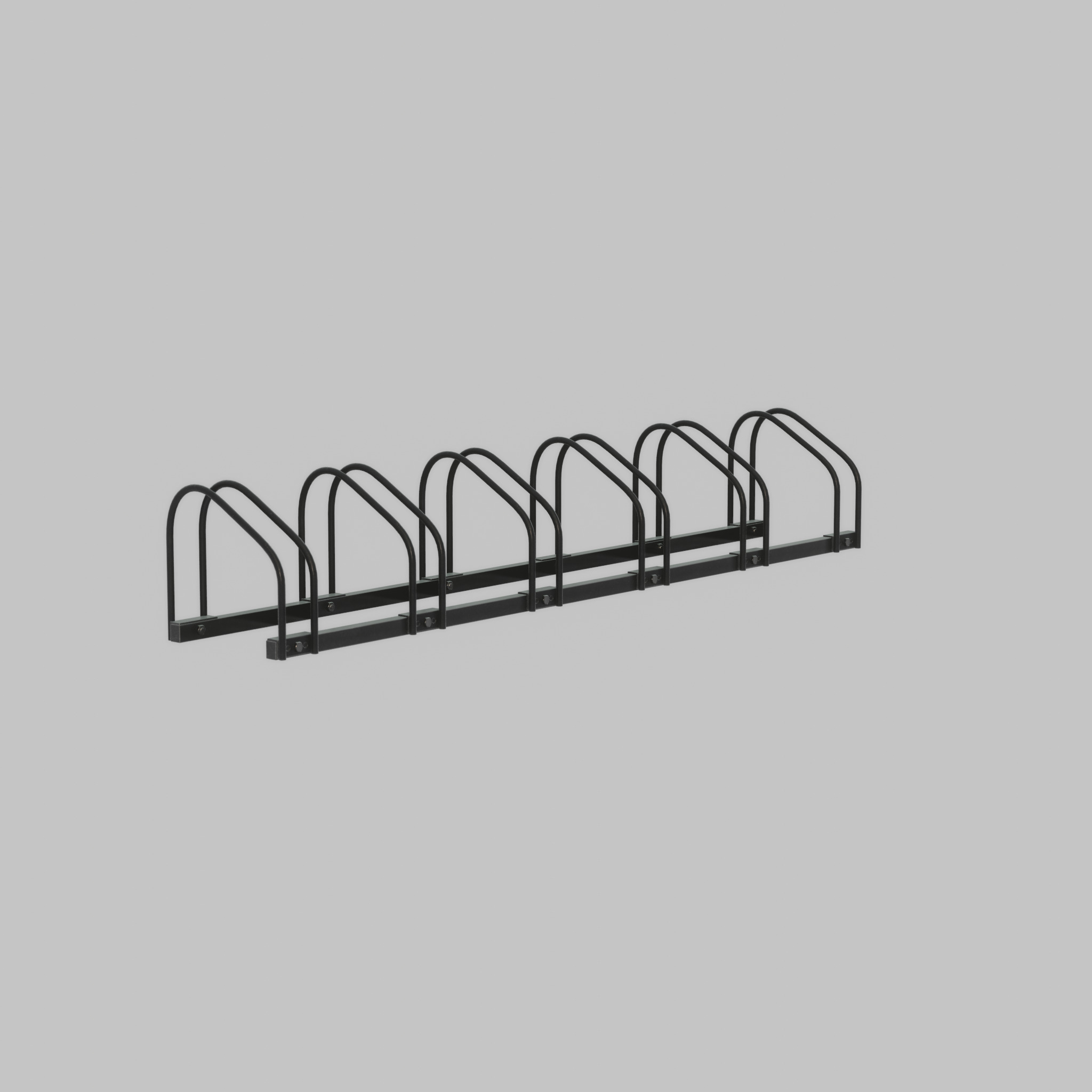 Bicycle stand for floor or wall mounting Low-poly 3D model_55