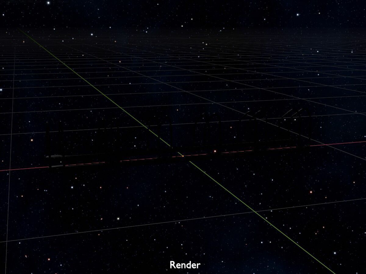 Bicycle stand for floor or wall mounting Low-poly 3D model_17