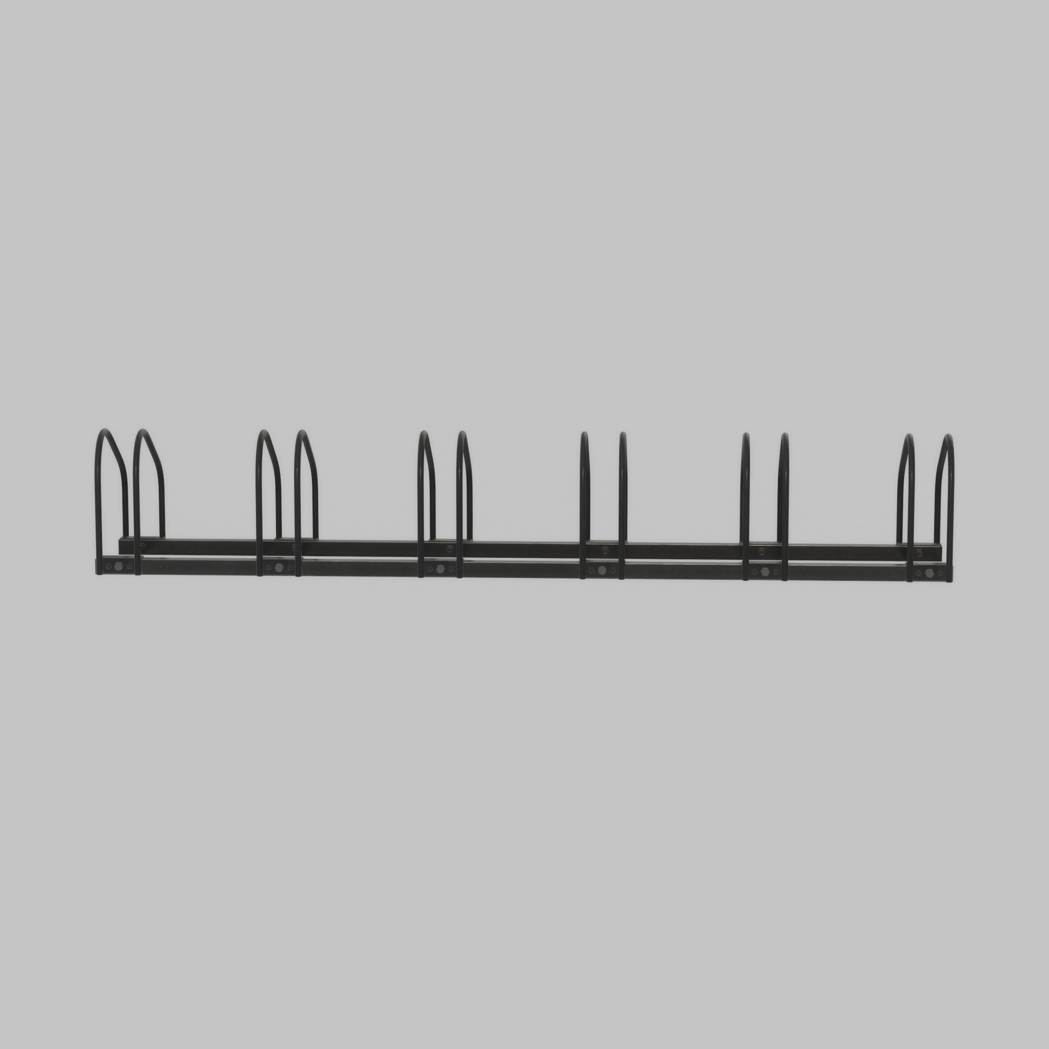 Bicycle stand for floor or wall mounting Low-poly 3D model_37