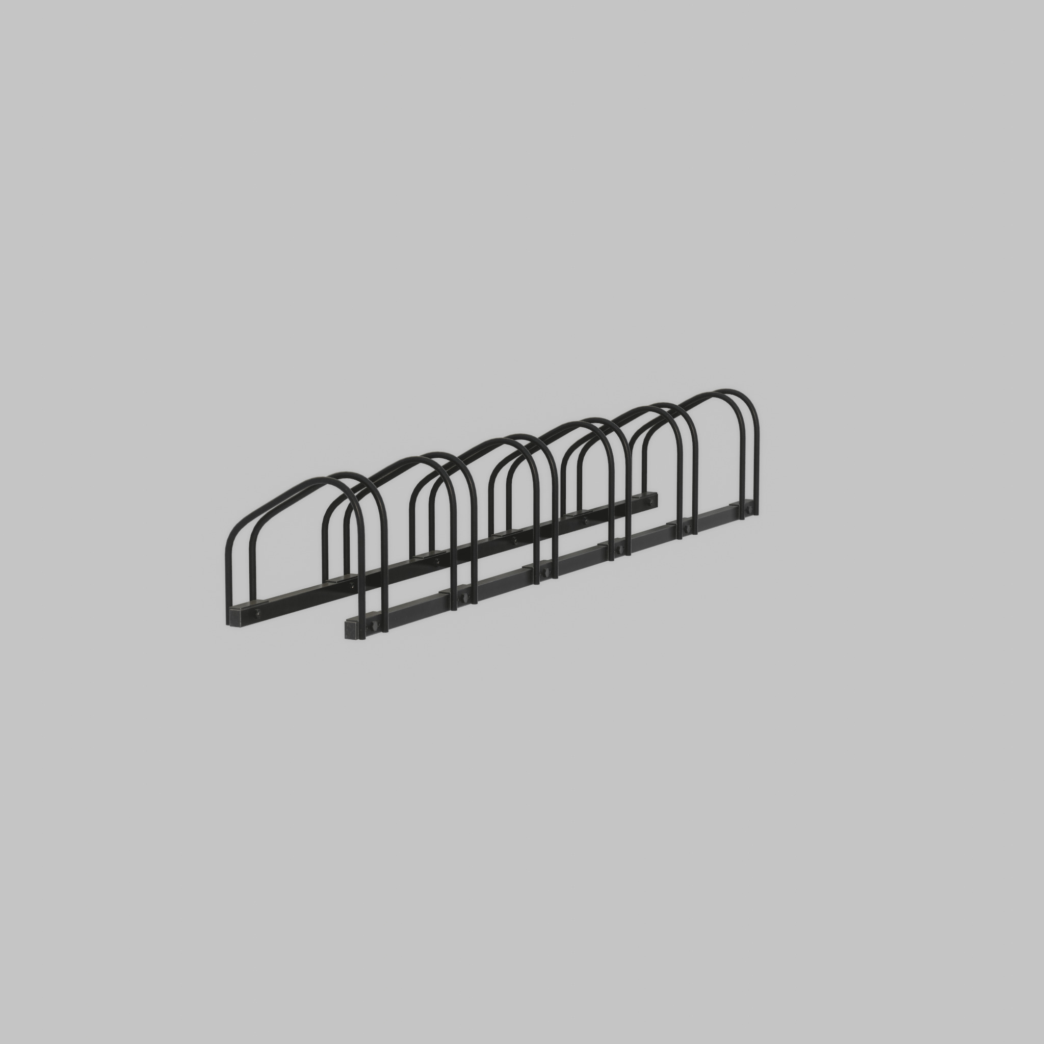 Bicycle stand for floor or wall mounting Low-poly 3D model_28