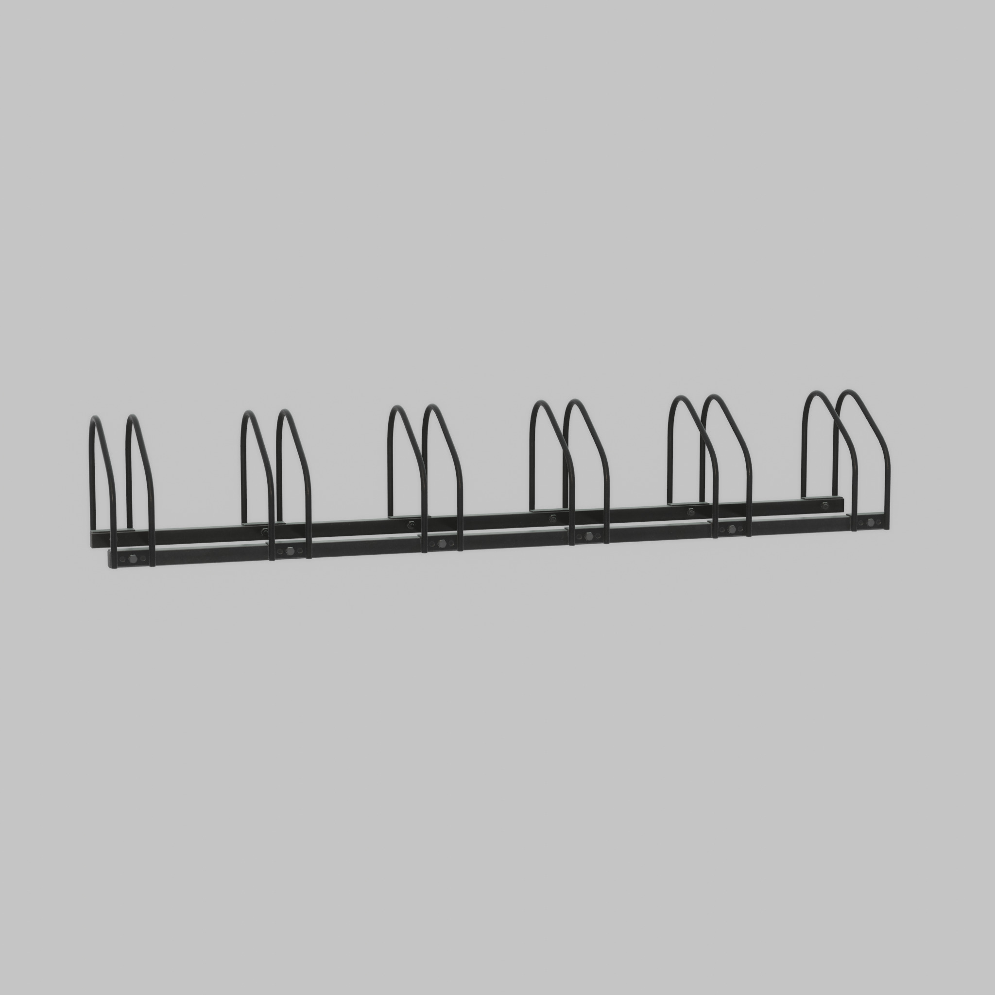 Bicycle stand for floor or wall mounting Low-poly 3D model_59