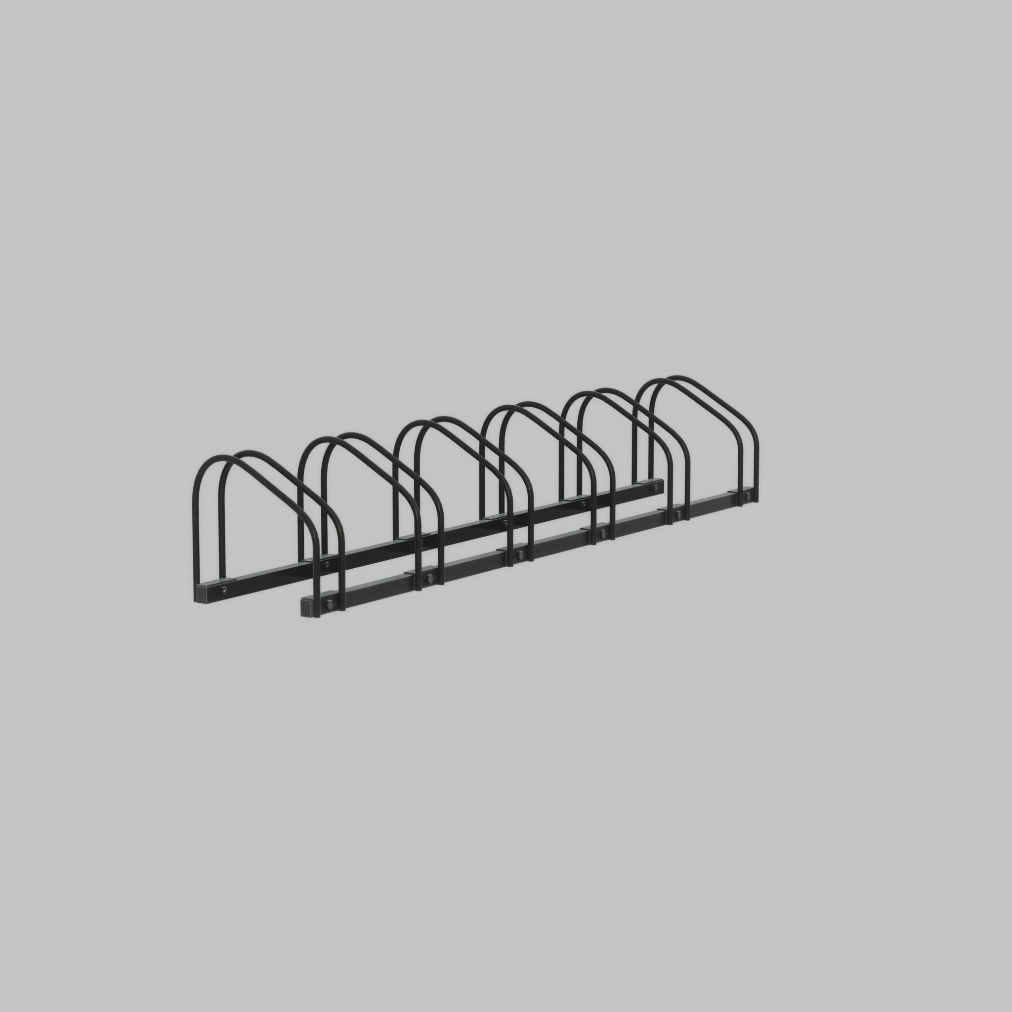 Bicycle stand for floor or wall mounting Low-poly 3D model_53