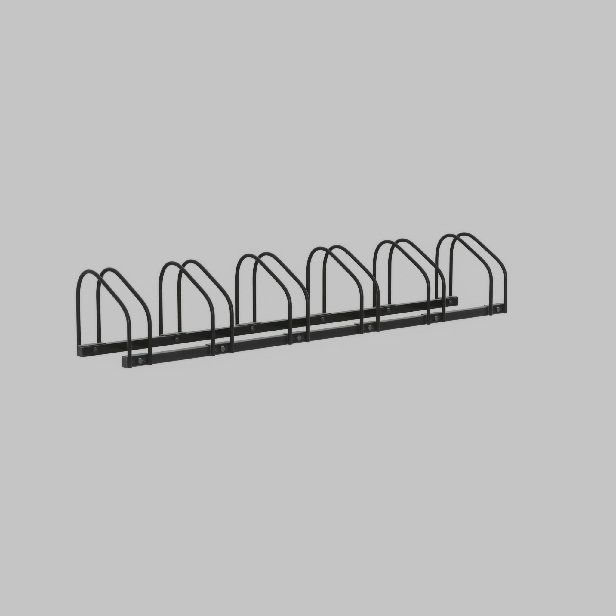 Bicycle stand for floor or wall mounting Low-poly 3D model_56