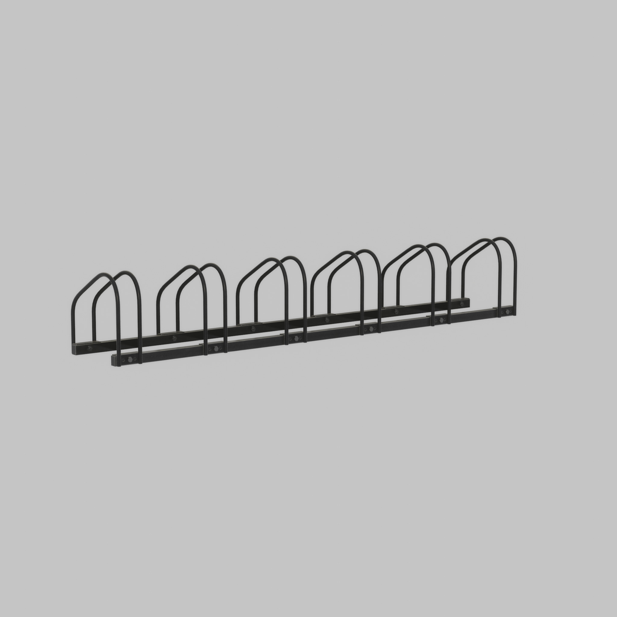 Bicycle stand for floor or wall mounting Low-poly 3D model_31