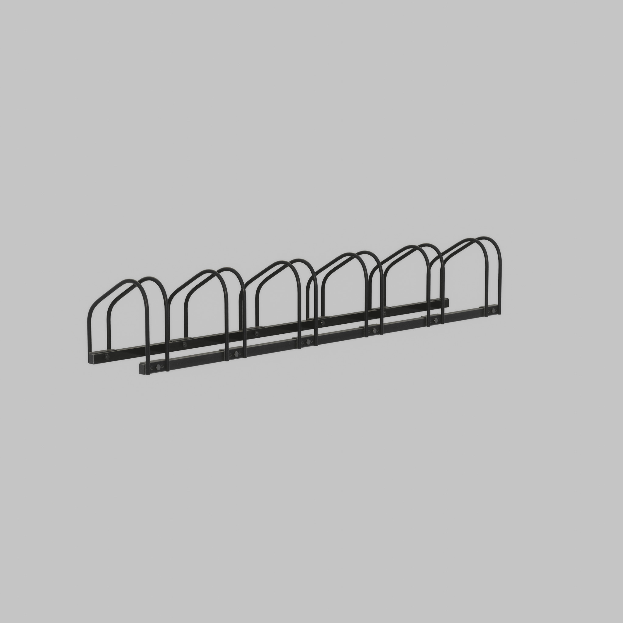 Bicycle stand for floor or wall mounting Low-poly 3D model_30