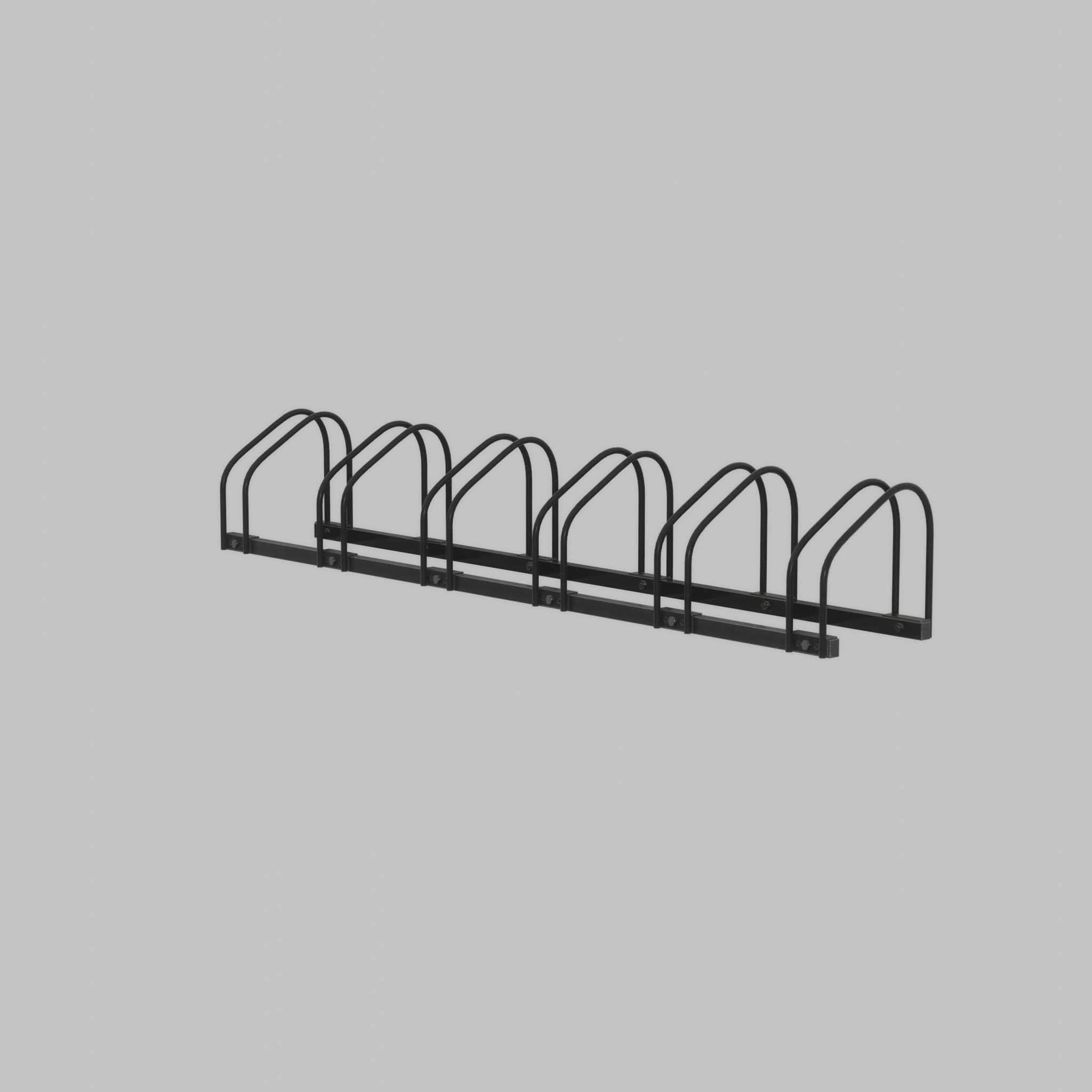 Bicycle stand for floor or wall mounting Low-poly 3D model_63