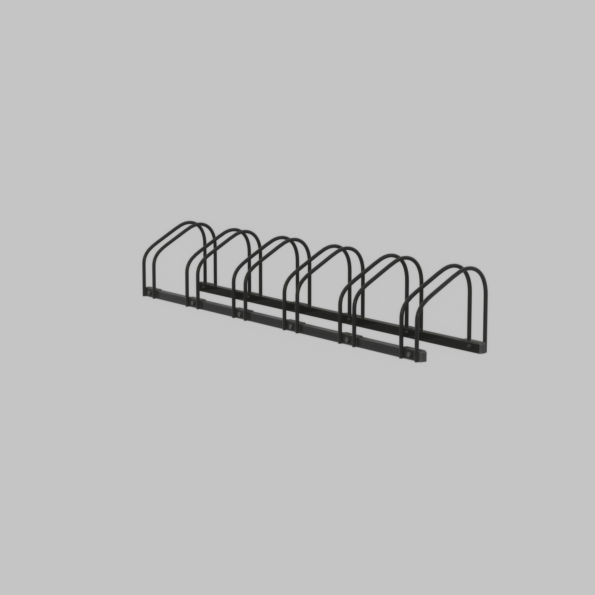 Bicycle stand for floor or wall mounting Low-poly 3D model_64