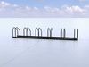 Bicycle stand for floor or wall mounting Low-poly 3D model_1