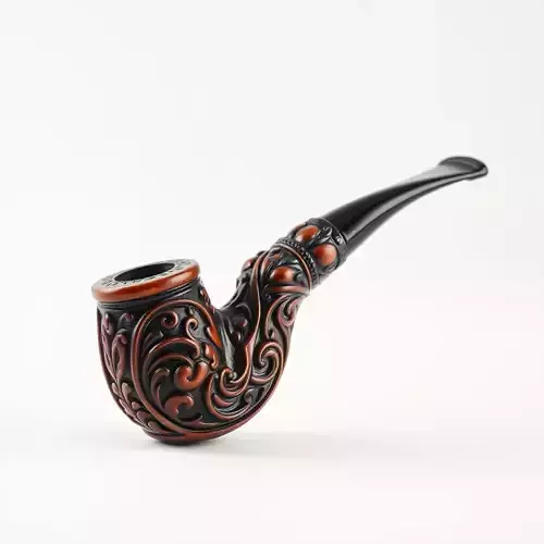 Ornate Tobacco Pipe Model Pack