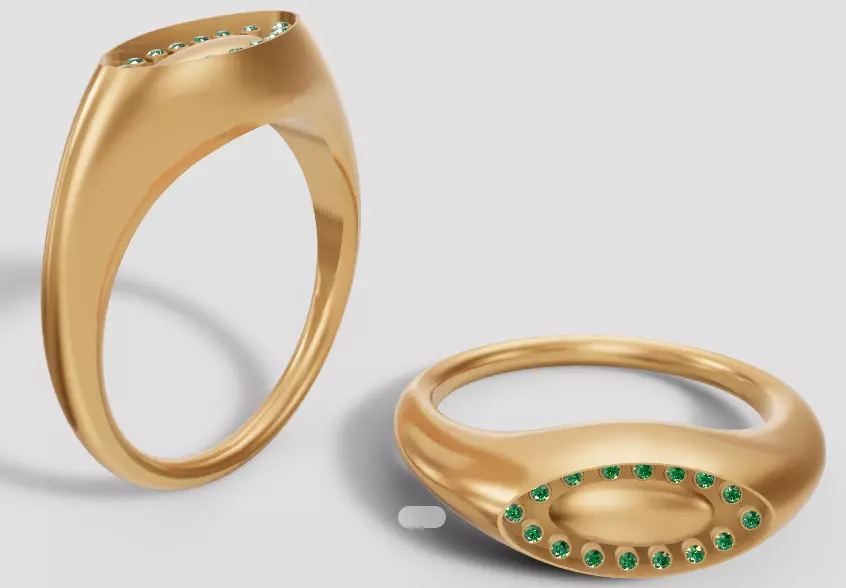 Clair Obscur Ring 3D print model