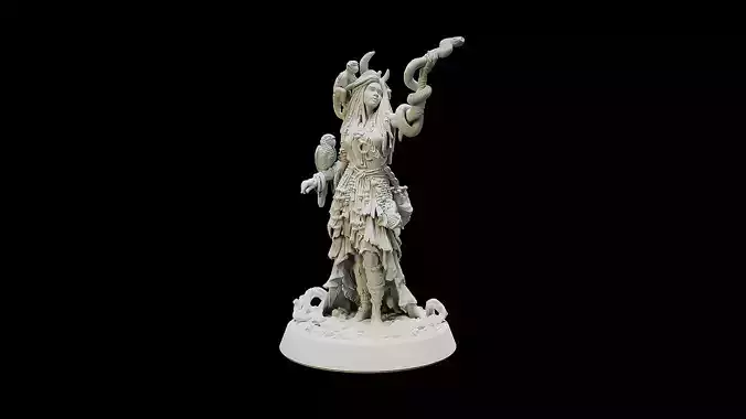 Charlotte The Snake 3D print model